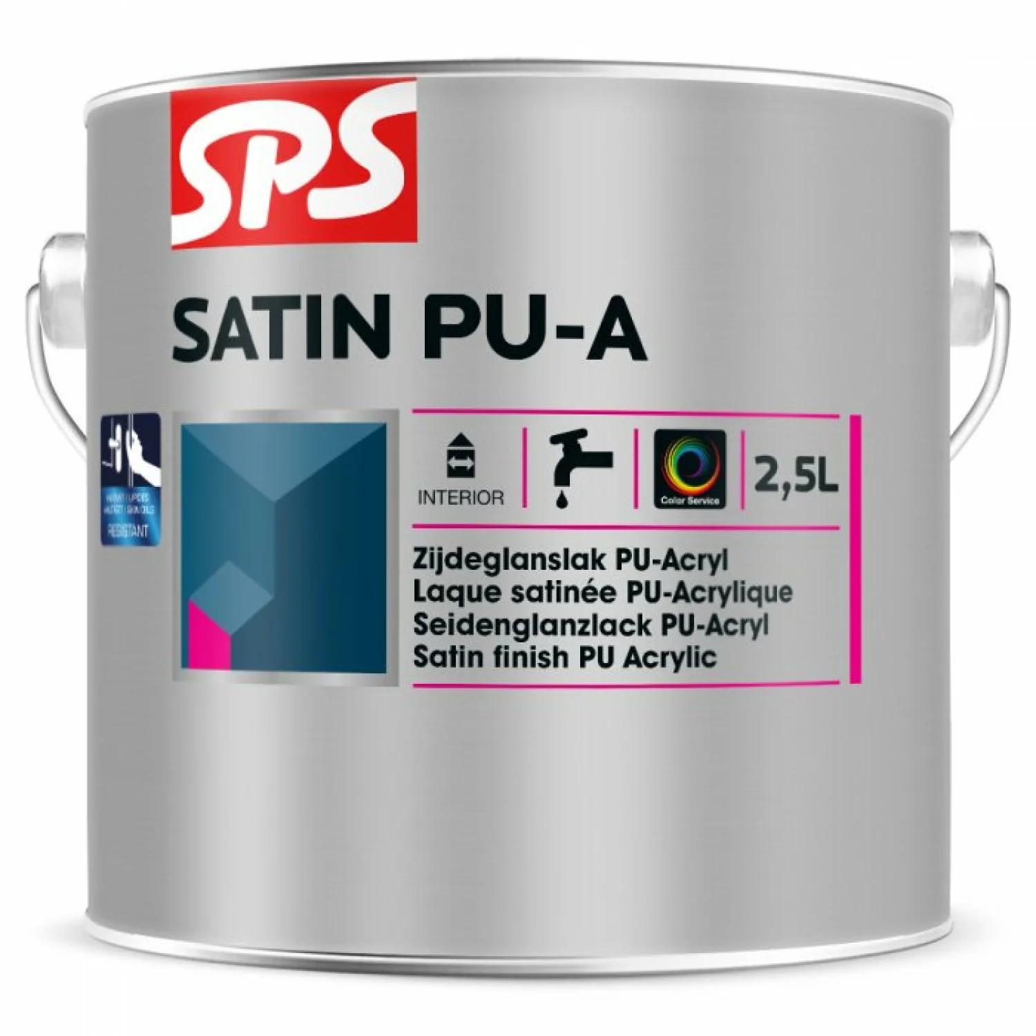 SPS Satin PU-A - 100% wit - 2,5L-image