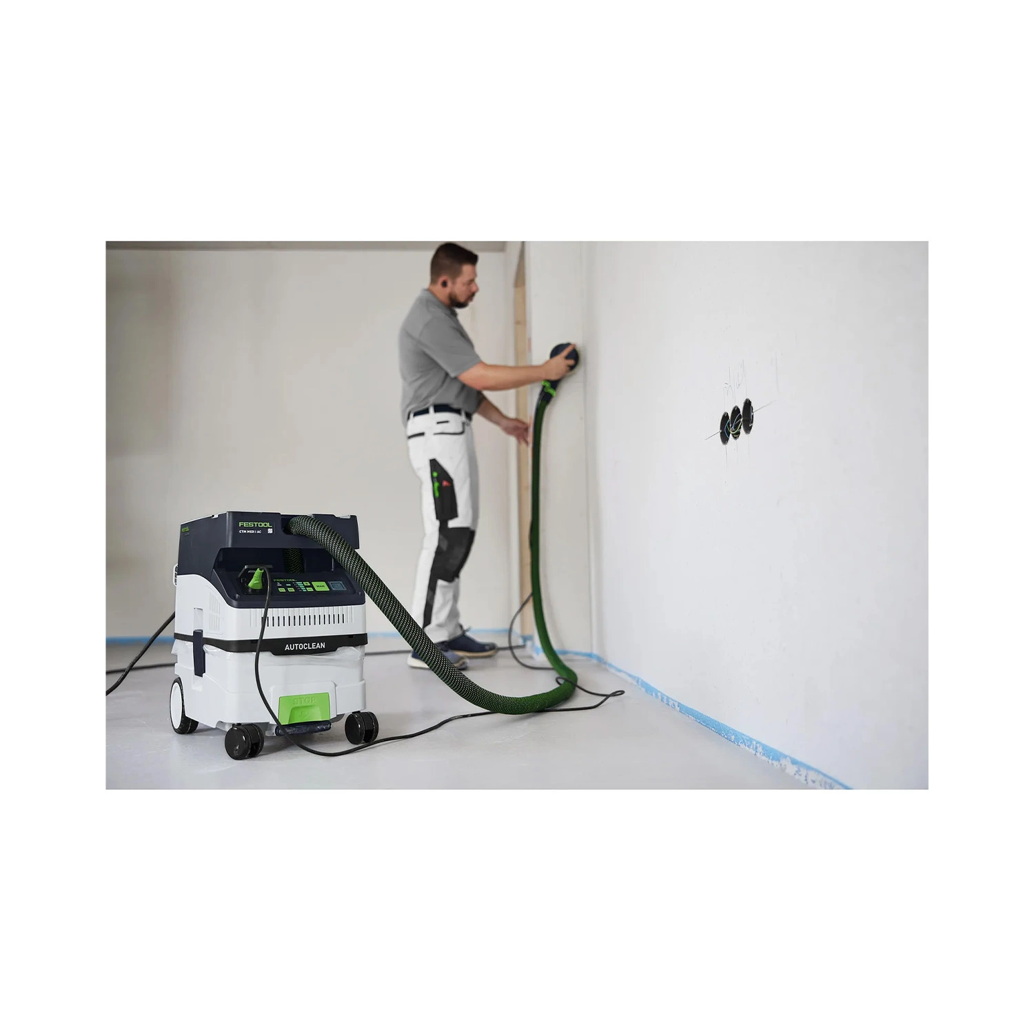 Festool CTM MIDI I AC Stofzuiger autoclean - 1200W - Klasse M - 15L