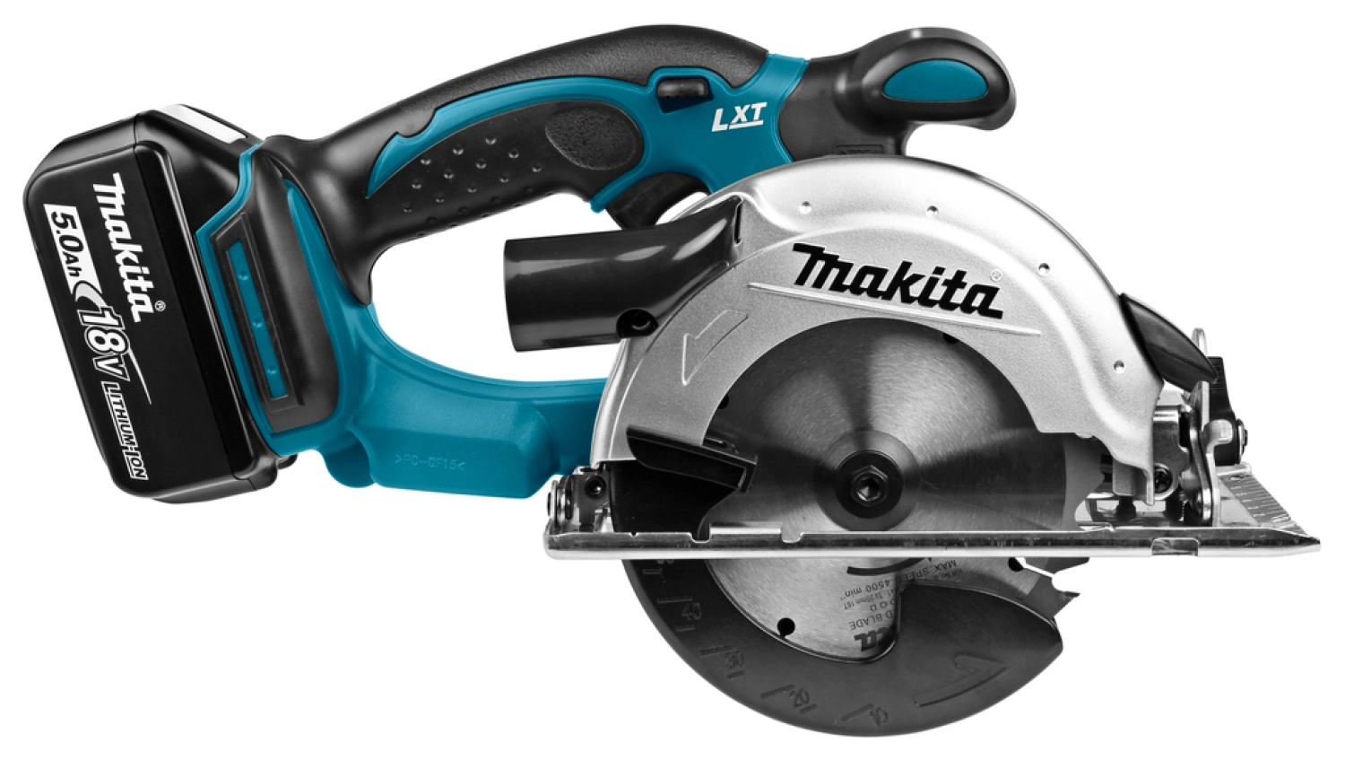Makita DSS501RTJ 18V Li-Ion Accu cirkelzaag set (2x 5.0Ah accu) in Mbox - 136mm-image