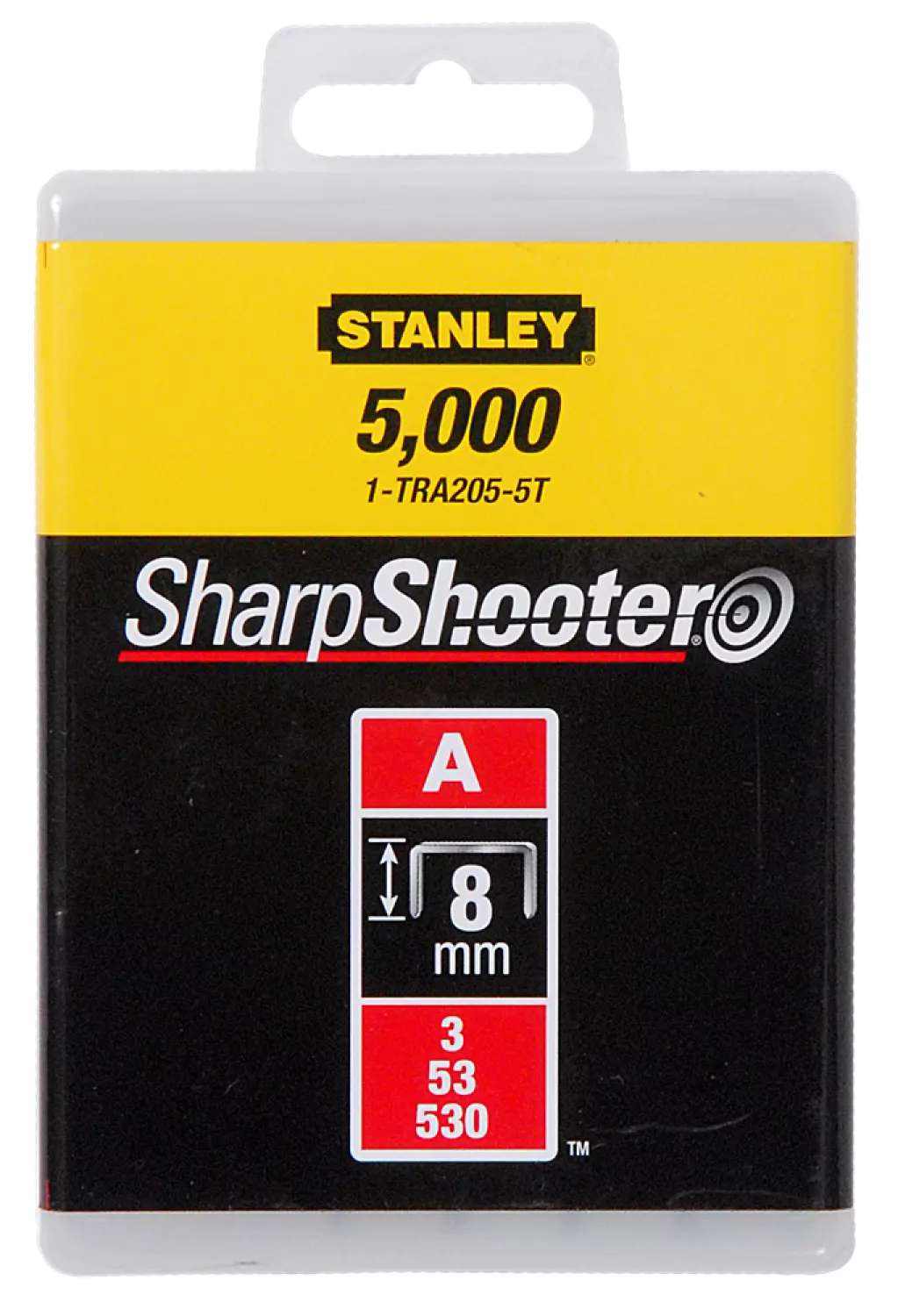 Stanley 1-TRA205-5T - Agrafes 8mm Type A - 5000 Pieces-image