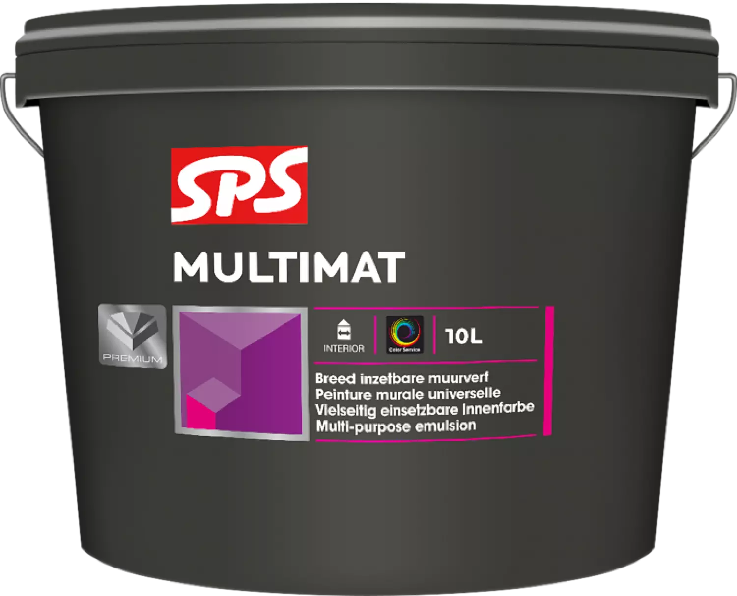 SPS Multimat muurverf - op kleur gemengd - 10L-image