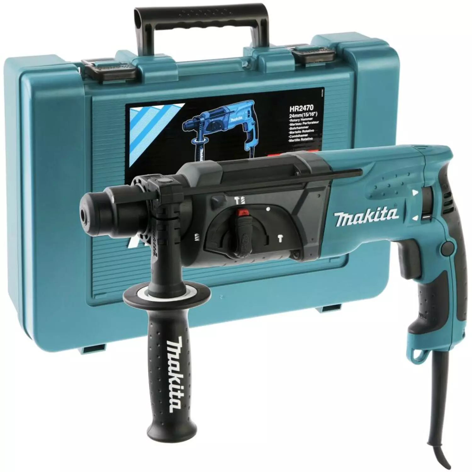 Makita HR2470 SDS-plus Combihamer in koffer - 780W - 2,4J-image