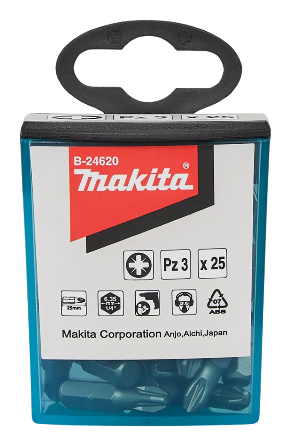 Makita B -24620 Embout de vis - PZ3 x 25 mm (25 pcs)-image