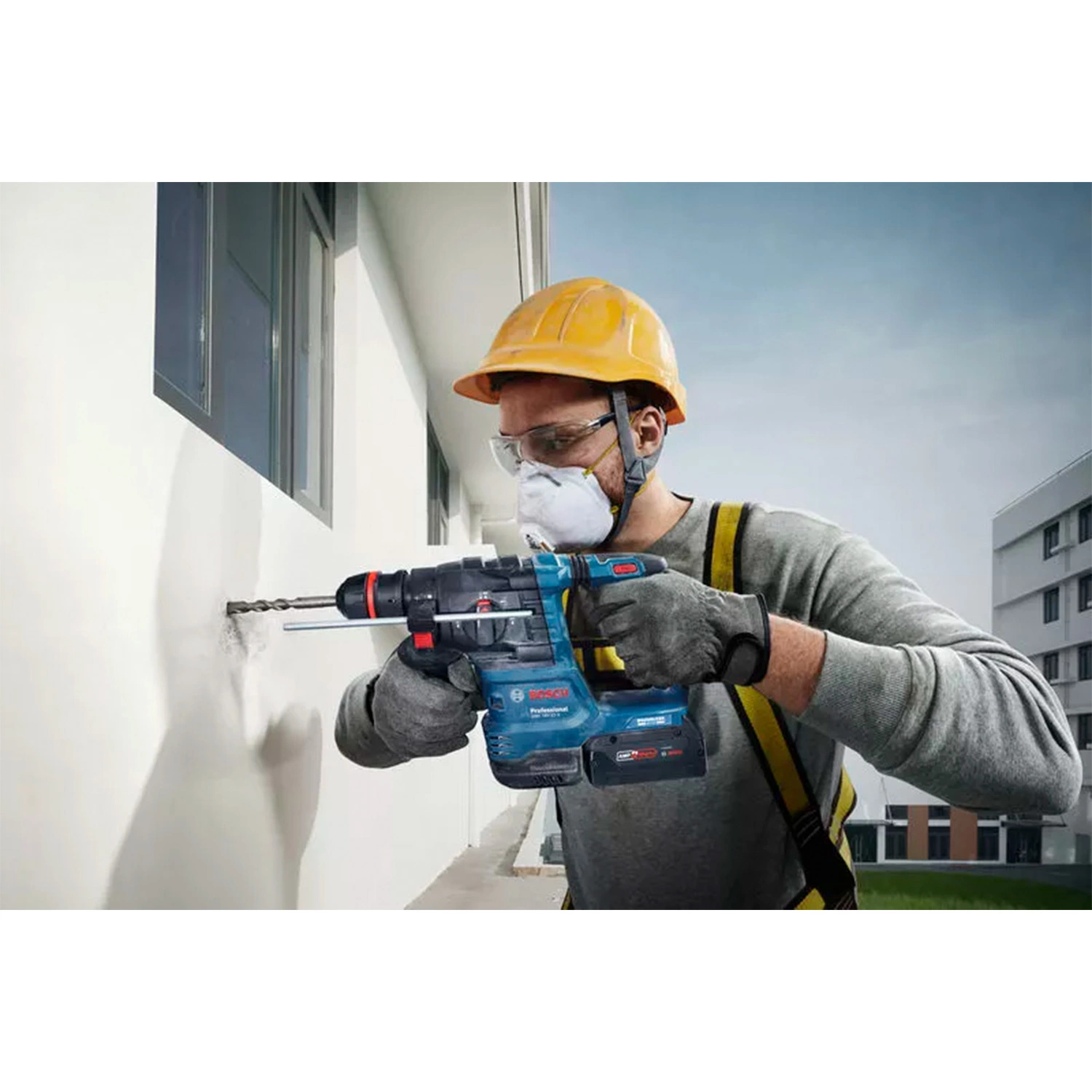 Bosch GBH 18V-22 X SDS-plus batterie ONECHUCK marteau perforateur dans L-Boxx-image