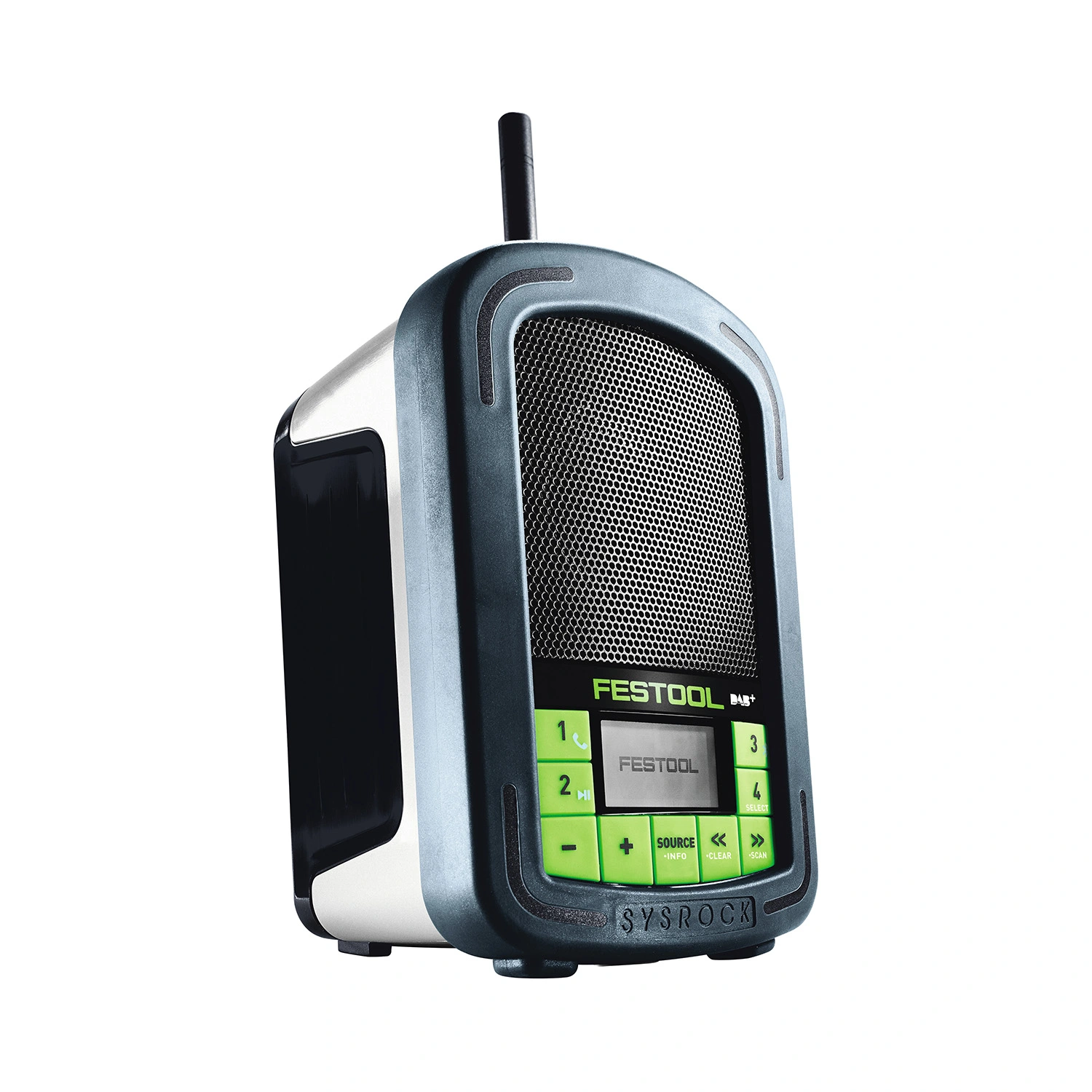 Festool SYSROCK BR10 D 230V Bouwradio - DAB+ - bluetooth - werkt op netstroom & accu