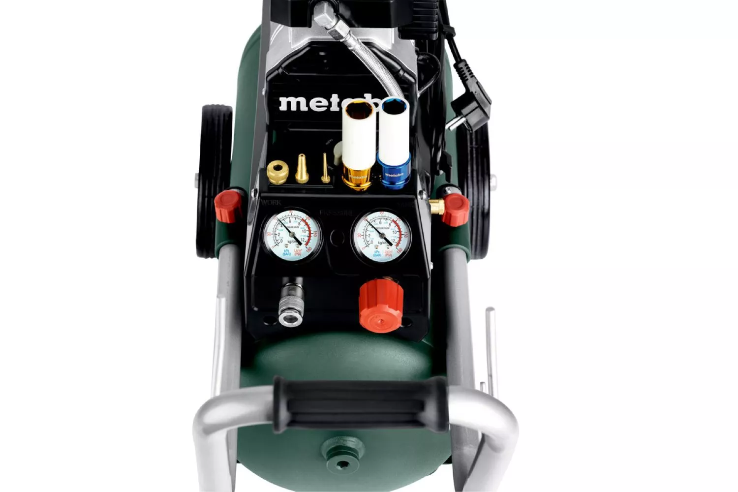 Metabo Basic 220-24 OF Silent compressor - 1100W - 8 Bar - 24L - 110 l/min-image