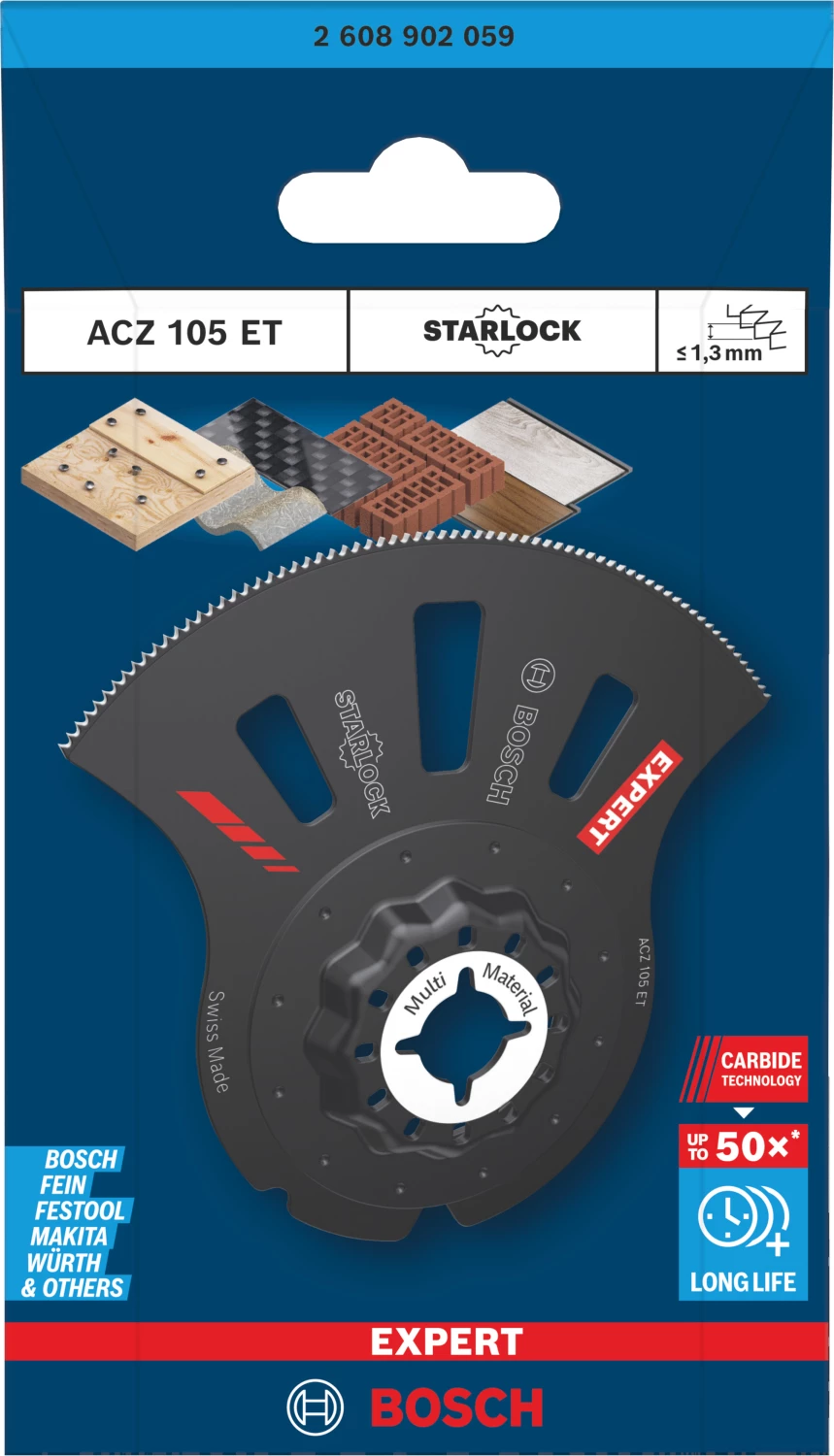 Bosch ACZ 105 ET EXPERT Lame de scie segmentée pour matériaux abrasifs et composites (1 pièce)-image