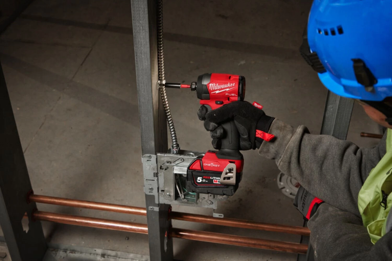 Milwaukee M18 ONEID3-0X 18V Li-Ion visseuse à chocs sans fil en boîte HD - ONE KEY - sans balais-image