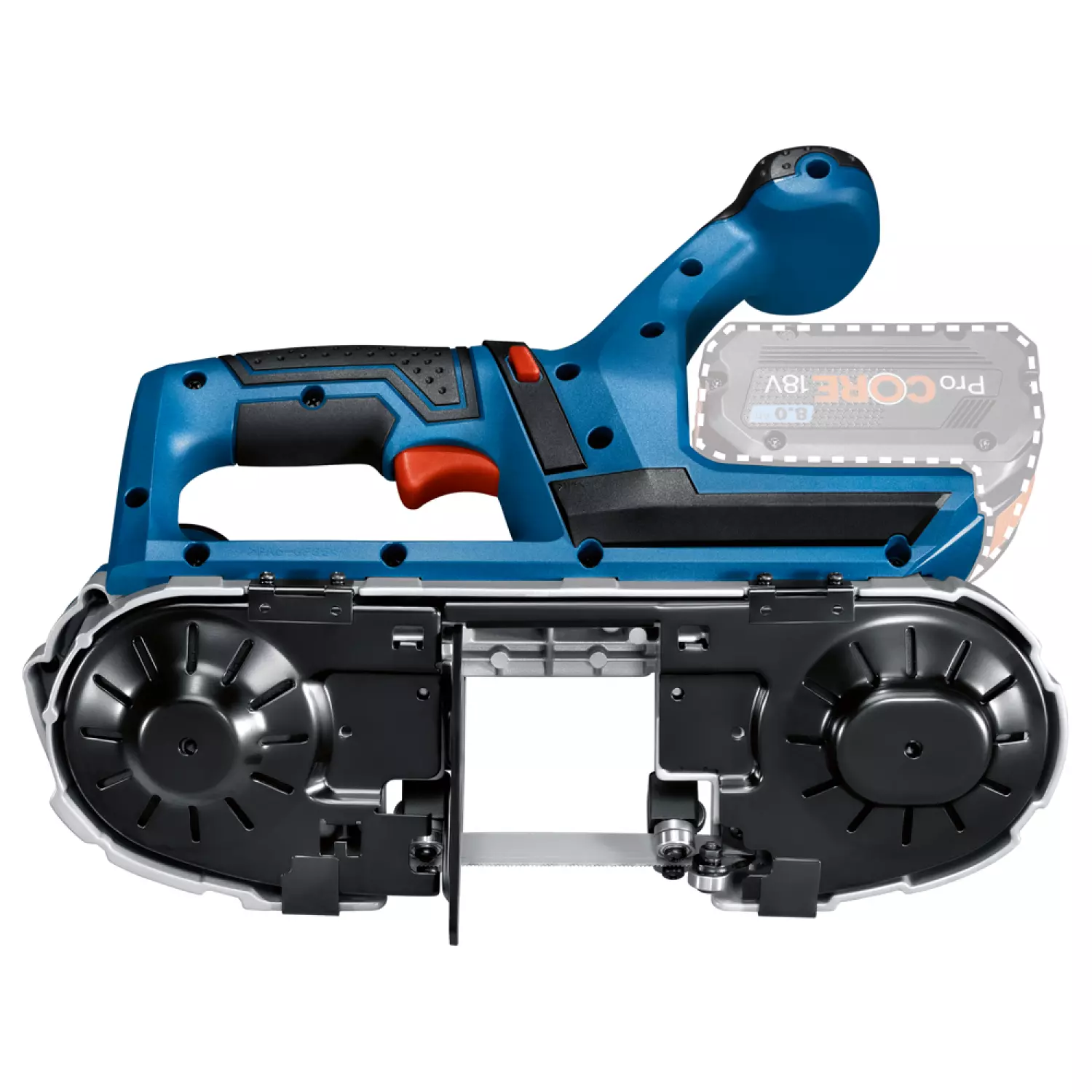 Bosch GCB 18V-63 18V Li-Ion accu bandzaagmachine body in L-Boxx - 733mm-image