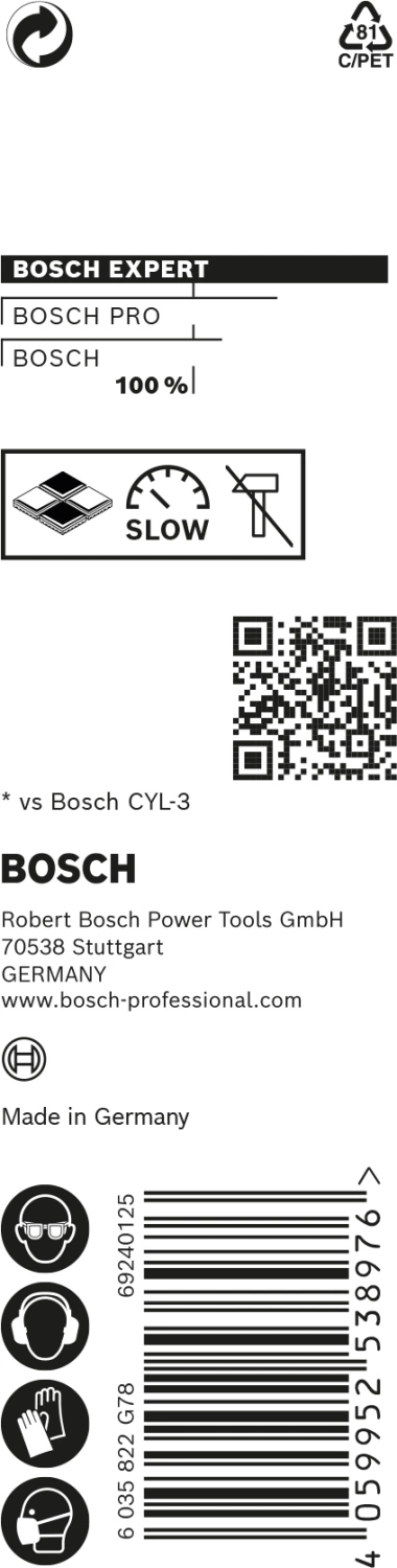 Bosch 2608900604 EXPERT Universeelboor CYL-9 MultiConstruction - 4x40x75mm-image