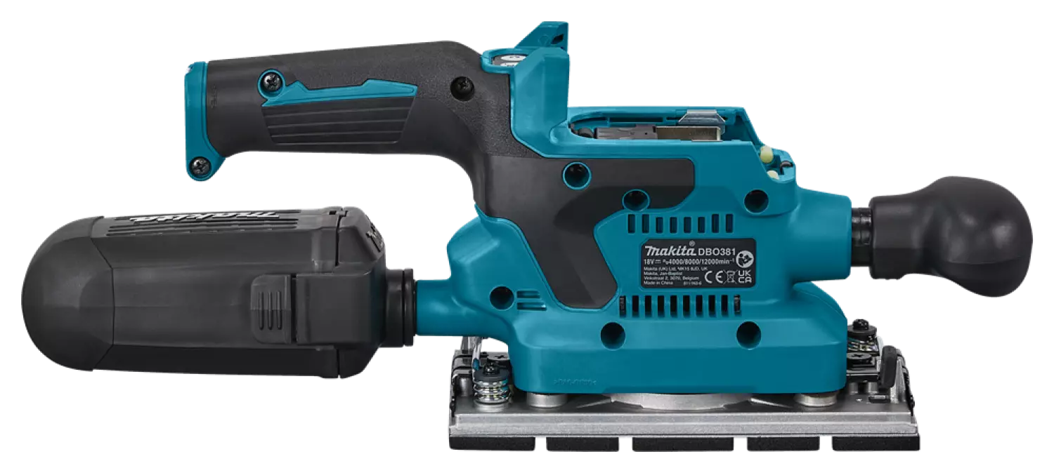 Makita DBO381ZU 18V Li-ion accu vlakschuurmachine body met AWS zender - 93x230mm - koolborstelloos-image