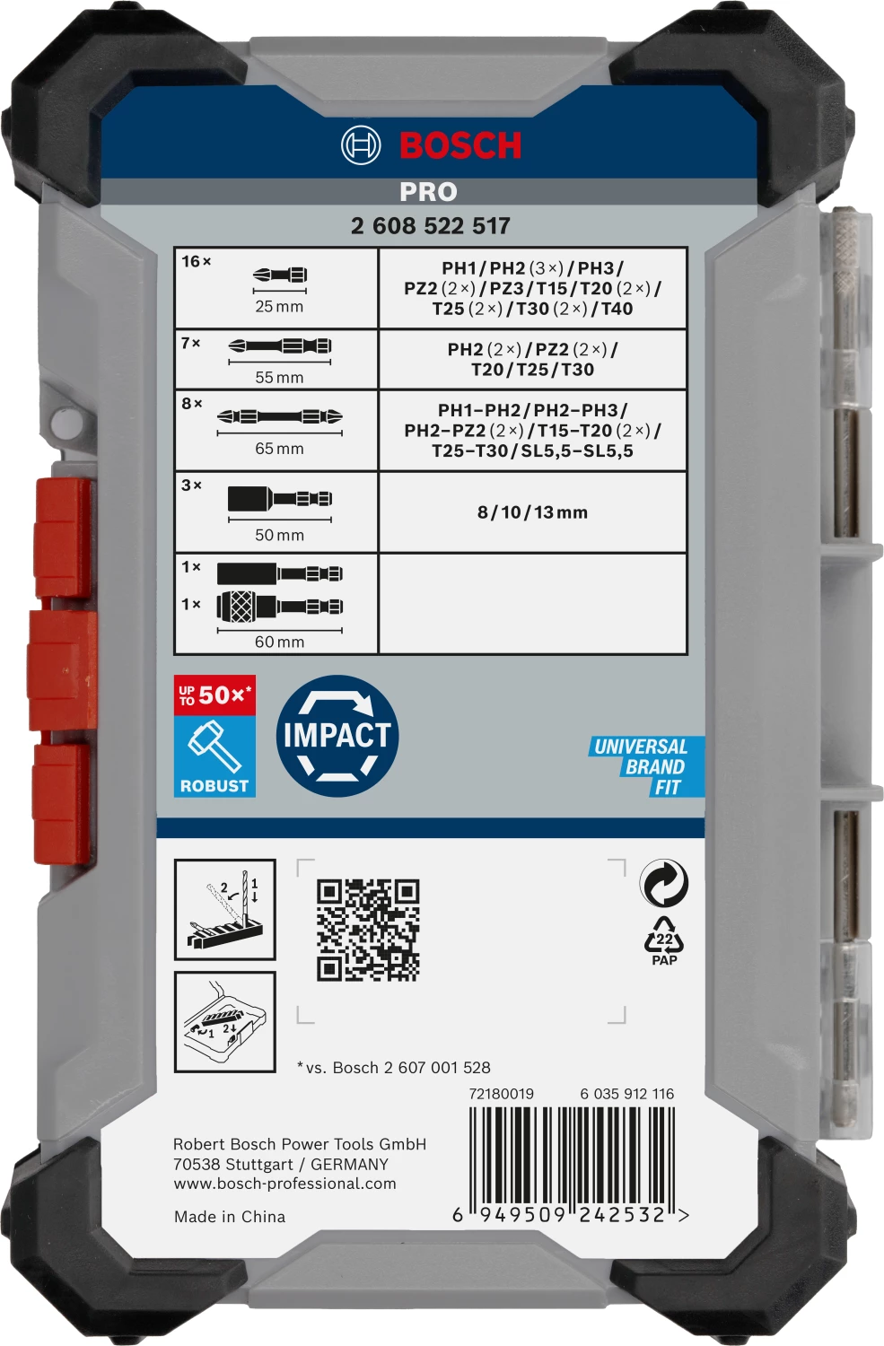 Bosch 2608522517 36-delige PRO Impact Schroefbitset-image