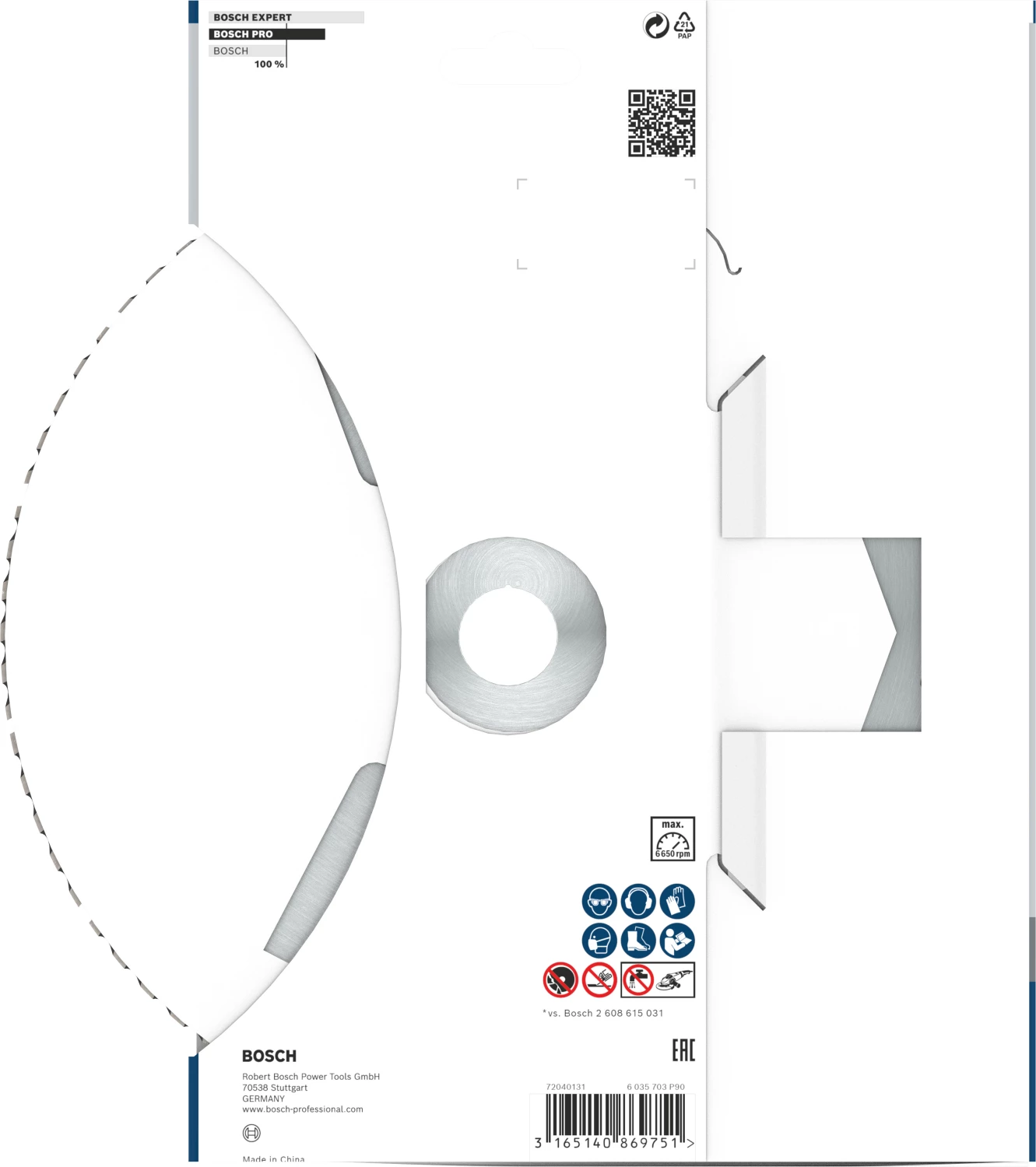 Bosch 2608615065 Standard Diamantdoorslijpschijf - 230 x 22,23 x 2,6mm - universeel-image
