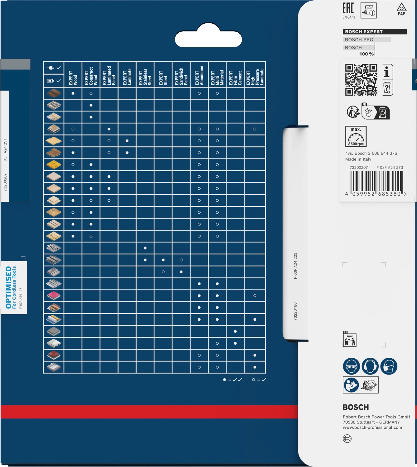 Bosch 2608902210 EXPERT cirkelzaagblad - 165 x 20 x 24T - hout-image