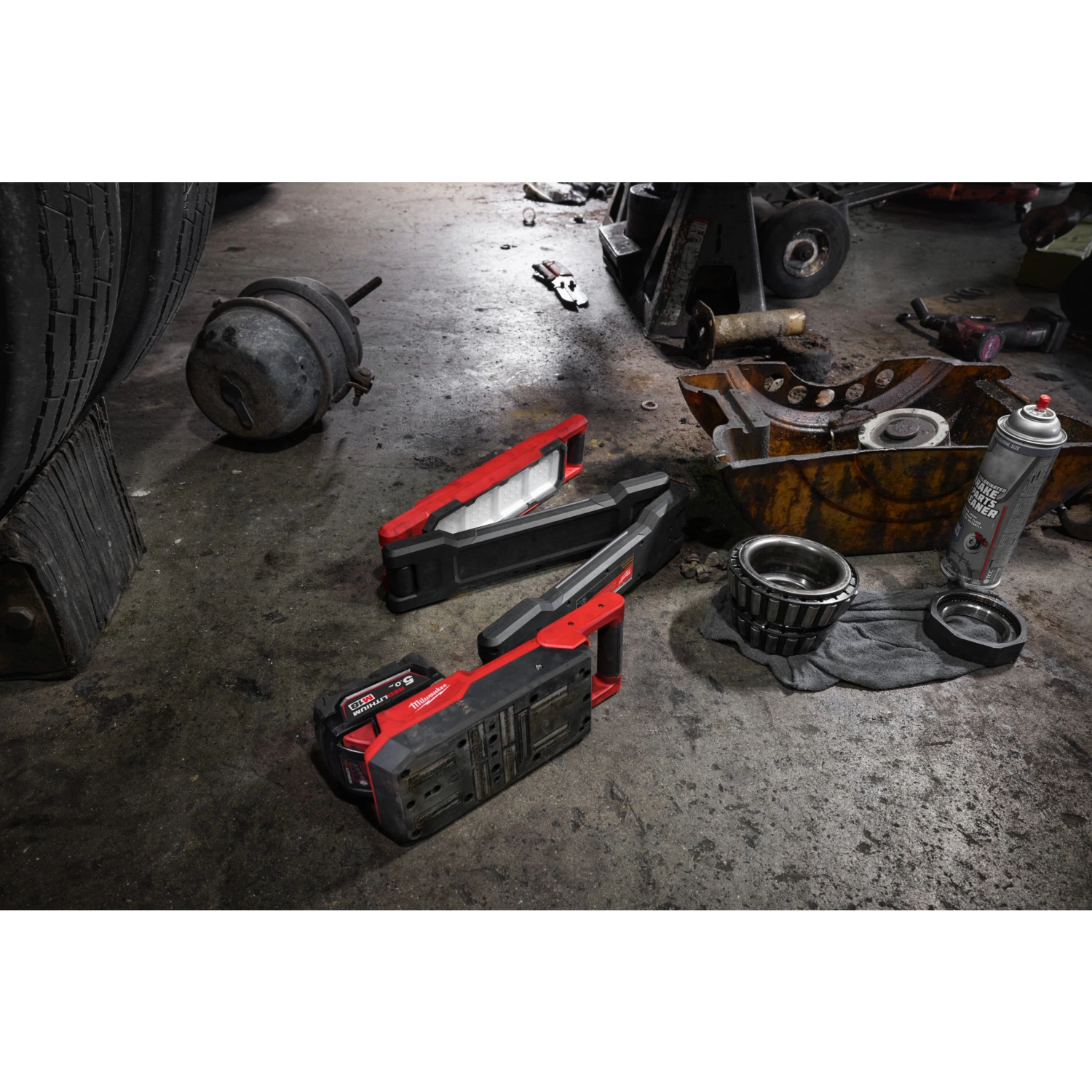 Milwaukee M18 ABL-0 18V Li-Ion Opvouwbare Magneet Lamp - Trueview - 2500Lm-image