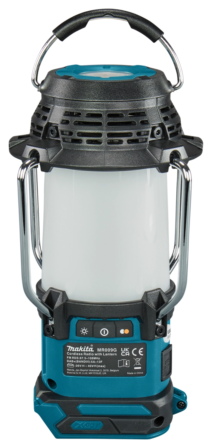 Makita MR009GZ XGT 40V Max Li-ion Accu Camping lamp met radio en Bluetooth body - 310Lm-image