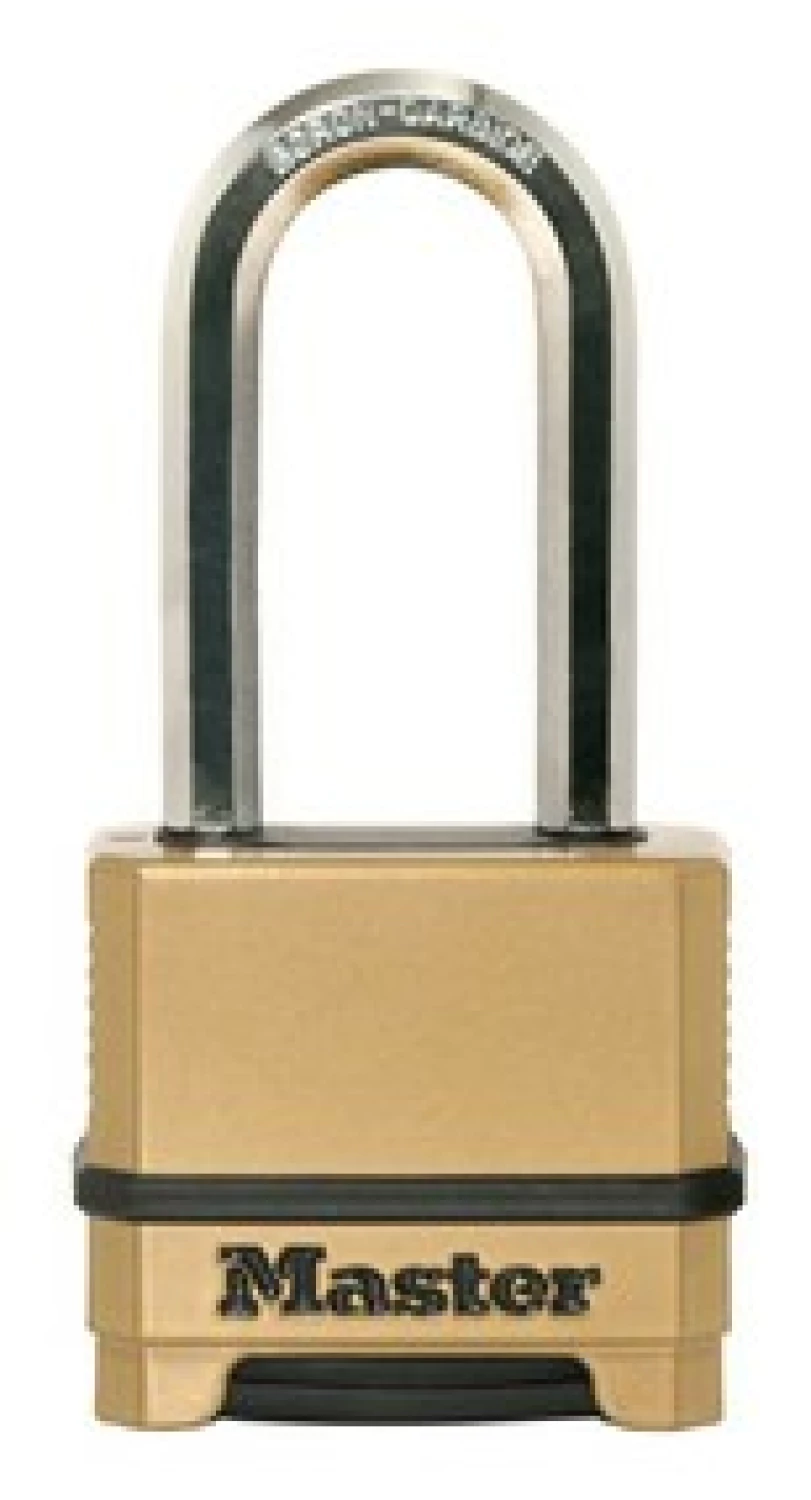 Master Lock M175EURDLH Cadenas Excell® - Zinc - Largeur de 56mm - Anse de 51mm - Combinaison de chiffres