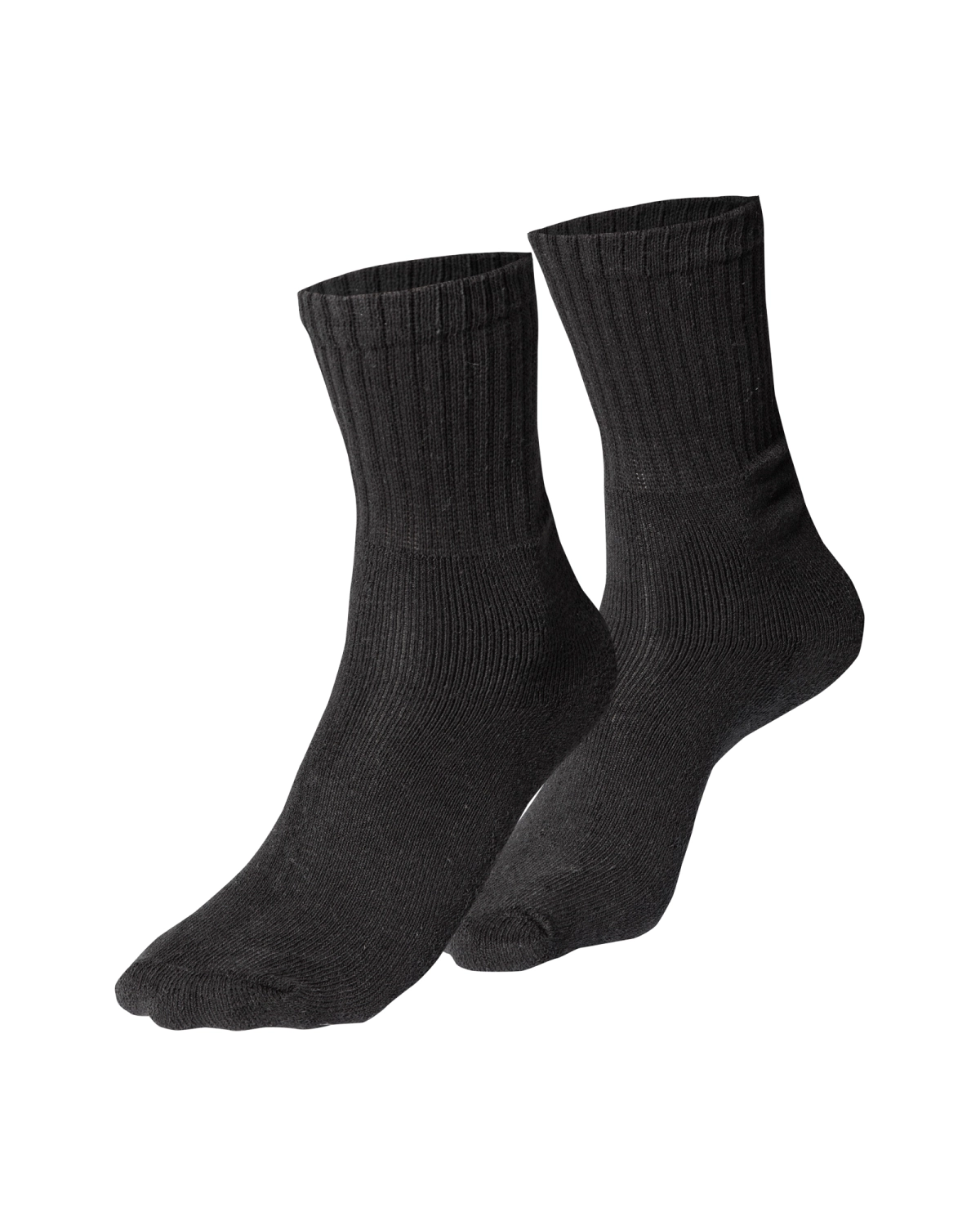 Blåkläder Chaussettes hautes en coton Pack x5 - 45-48 - Noir-image