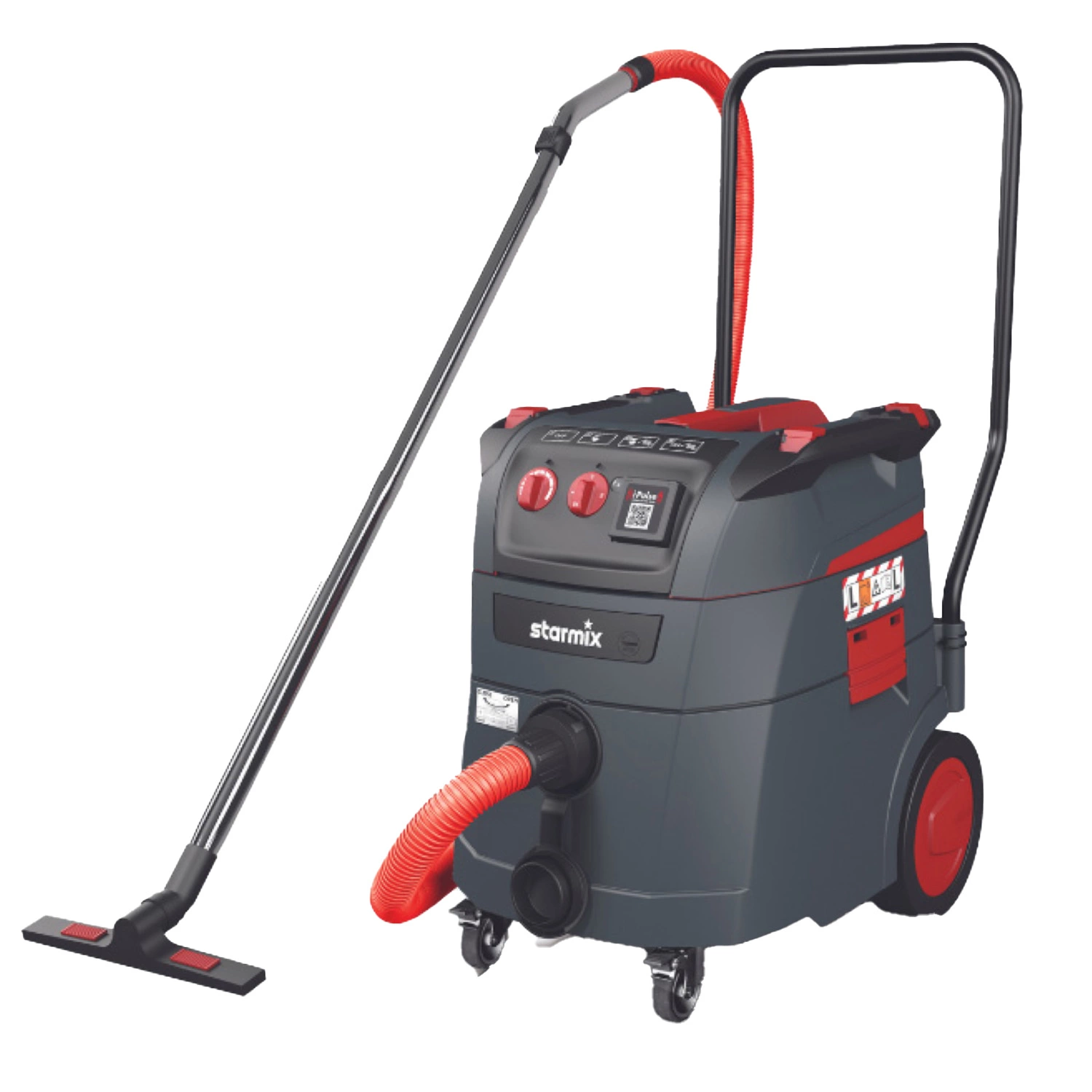 Starmix iPulse L-1635 Premium - Aspirateur de chantier avec guidon - 1600W - Classe L - 35L-image