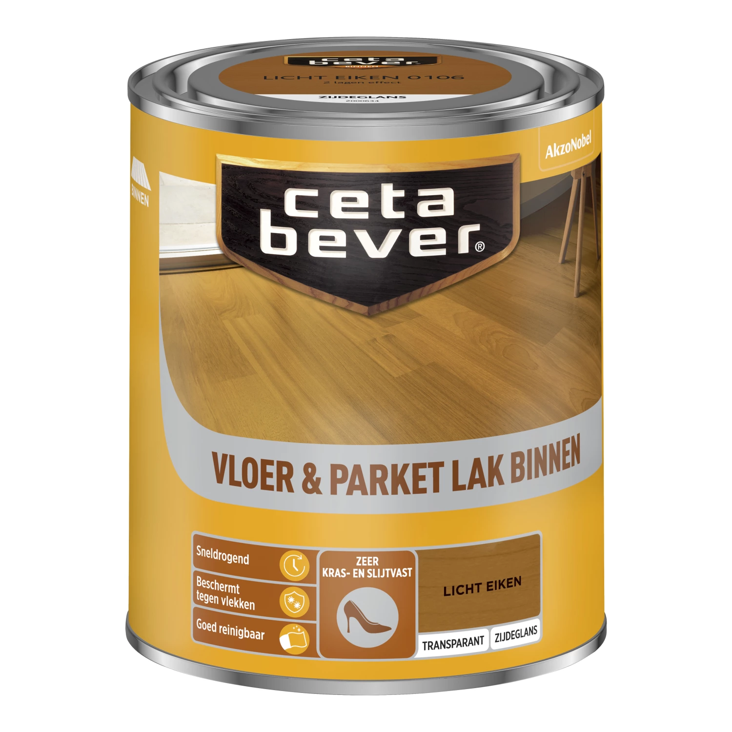 Cetabever Vloer- & Parketlak Transparant - Licht Eiken - 750ml-image