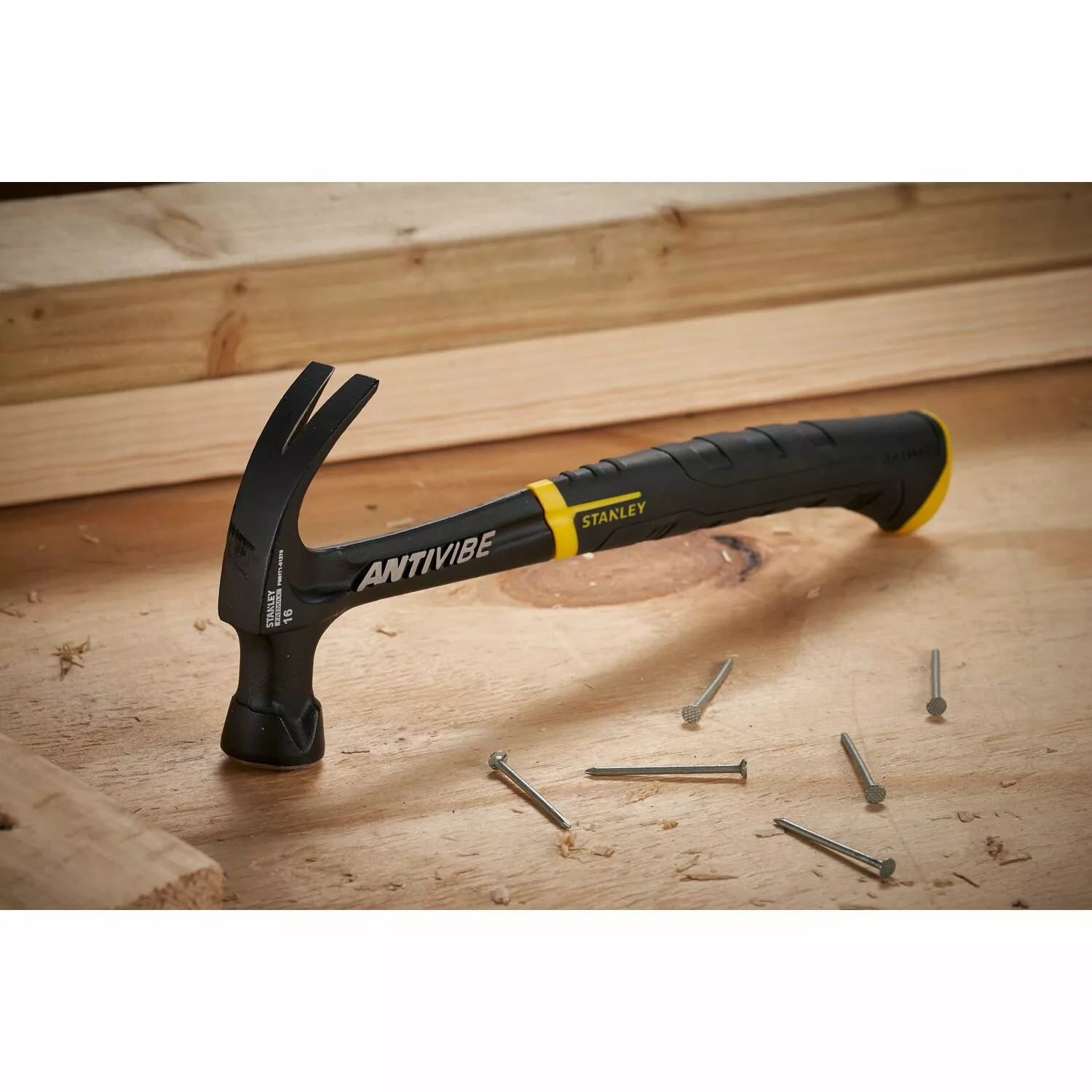 Stanley FatMax FMHT1-51275 klauwhamer anti vibratie - 450gr - kromme klauw (1-51-275)-image