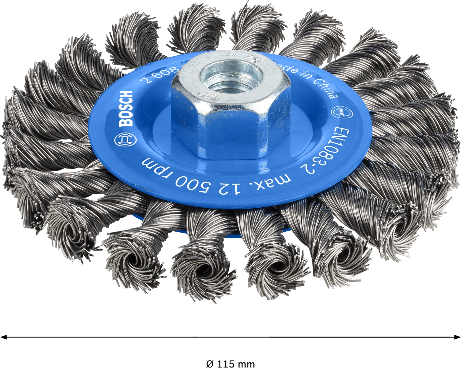 Bosch 2608622059 - Brosse Circulaire 115 x 0,5 x 12 mm, M14-image