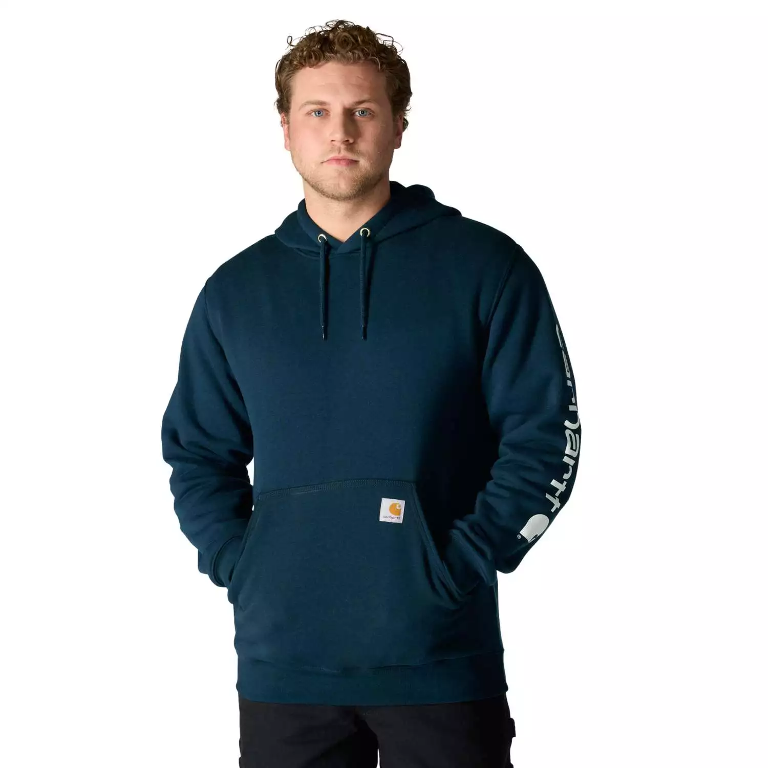 Carhartt M Iconic K288 Logo Sweatshirt - bleu - 2XL-image