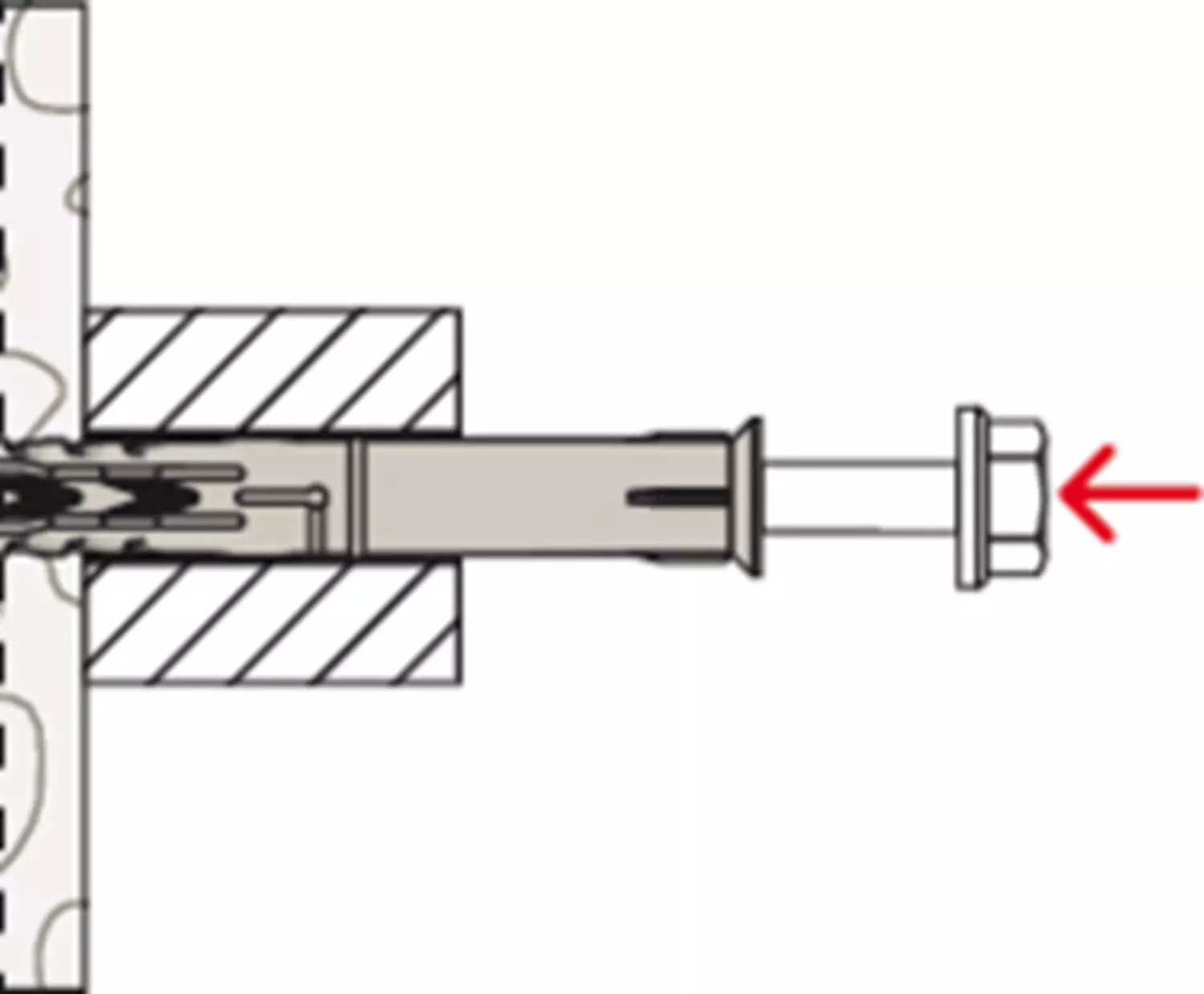 Fischer 46336 - Fixation pour ossatures et cadres SXR 10 x 200 FUS avec vis à tête hexagonale et rondelle intégrée en acier électrozingué (50pcs) SXR 10 x 200 FUS-image