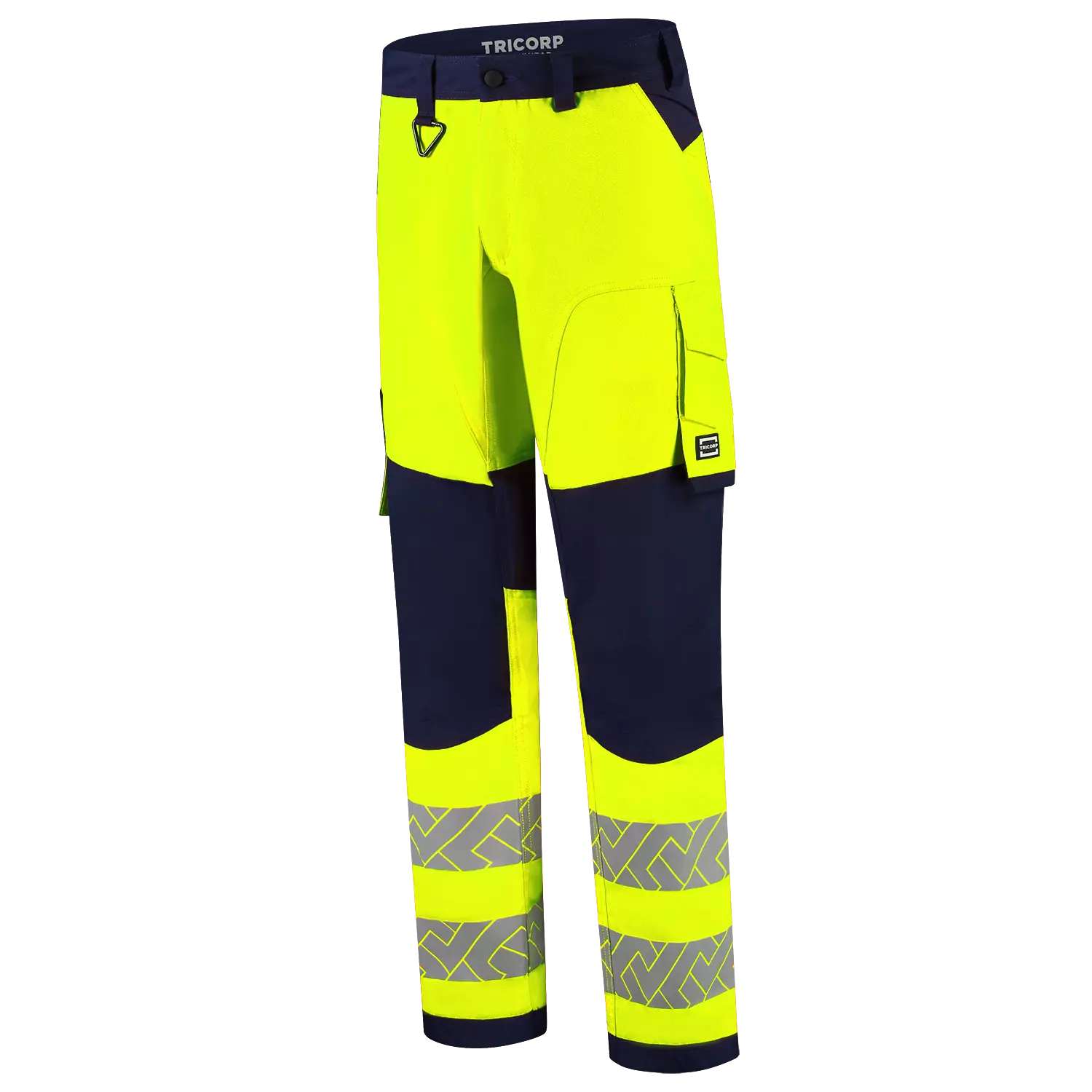 Tricorp 506119 Pantalon de travail Funct. Stretch High Vis Redefined - Renforts aux genoux - FluoryellowInk - 42-image