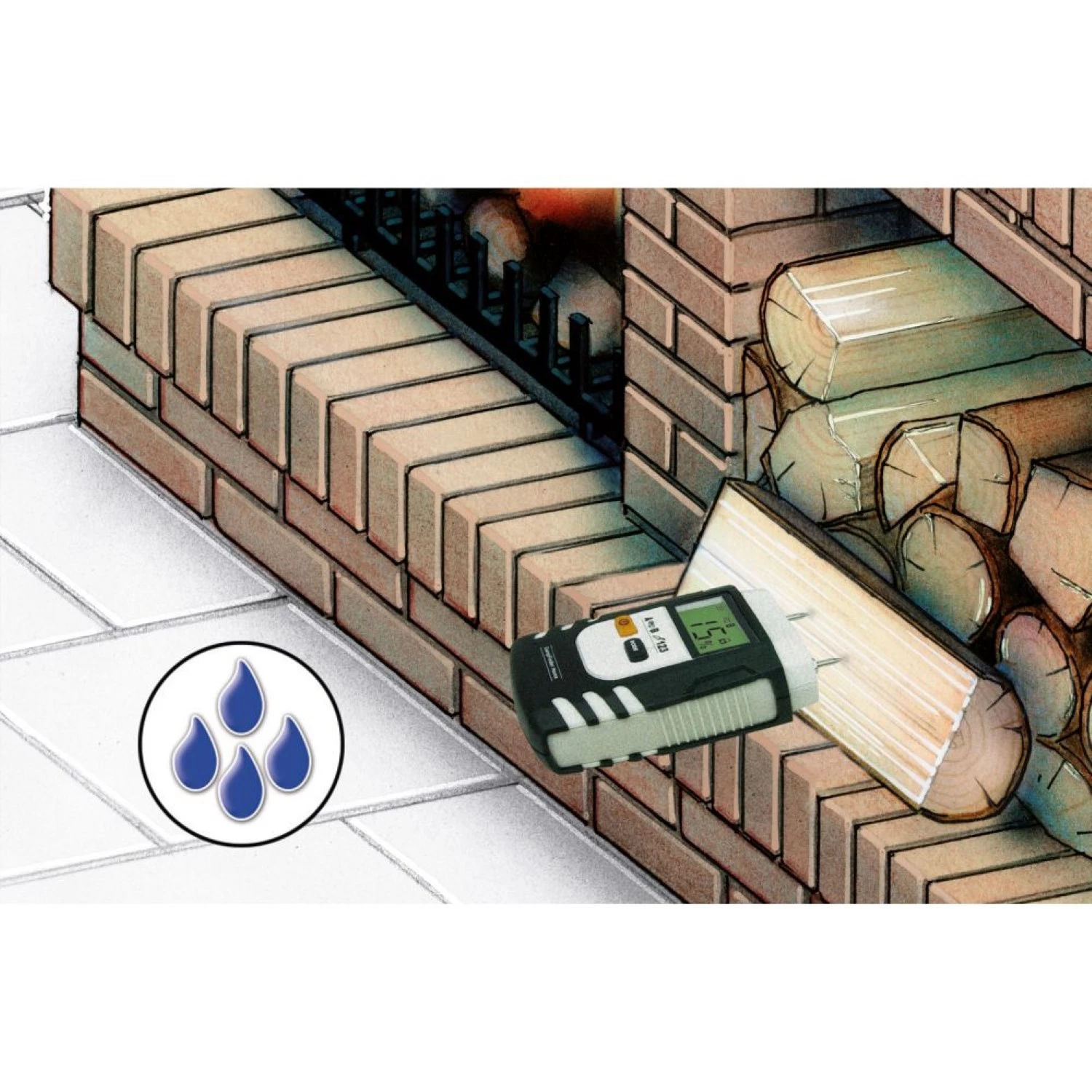 Laserliner DampFinder Home Appareil de mesure de l'humidité-image
