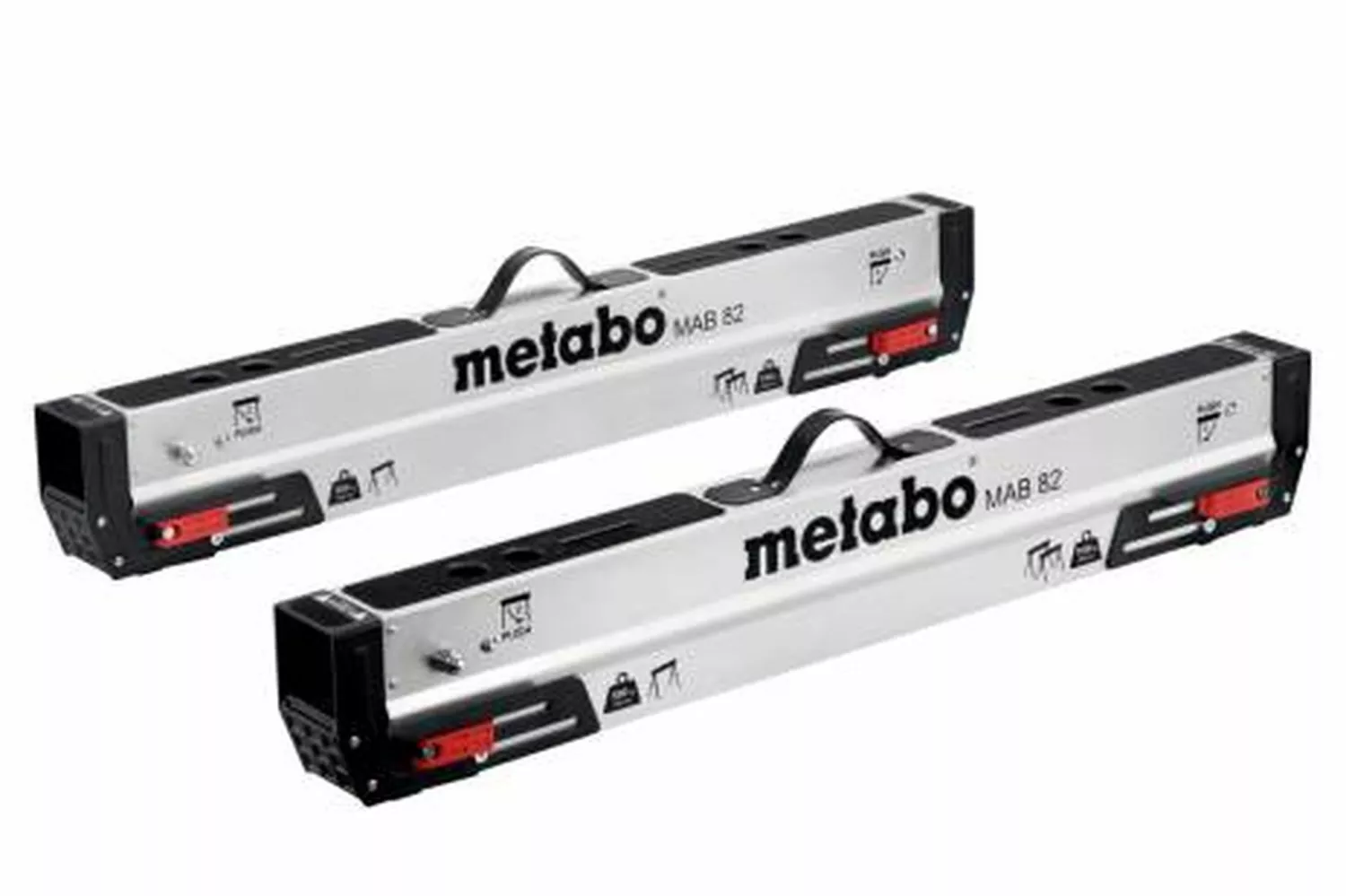 Metabo MAB 82 Jeu de tréteaux en acier - capacité de charge 590 kg (2 pièces)-image