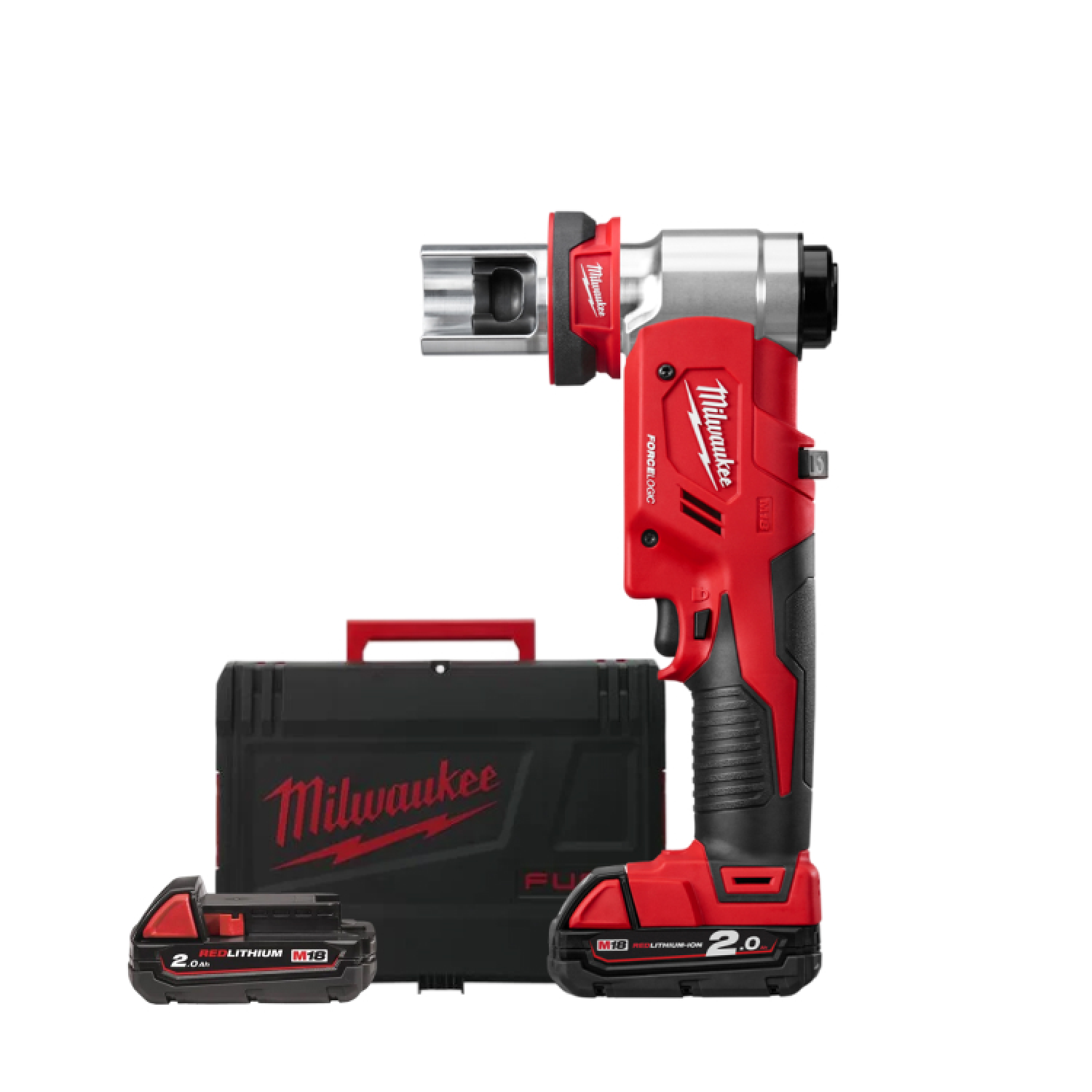 Milwaukee M18 HKP-201CA 18V Li-Ion accu ponsmachine incl. Matrijzen set (1x 2.0Ah accu) in koffer-image