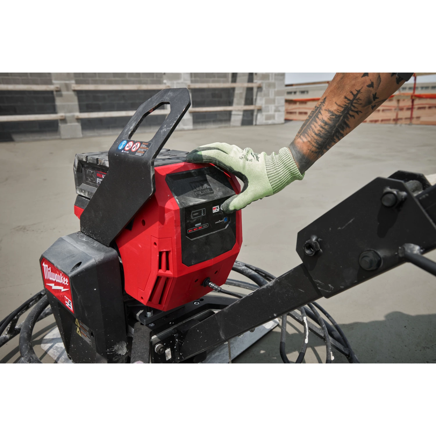 Milwaukee MXF WBT90-0 MX Fuel machine à talocher sans fils - 900mm-image