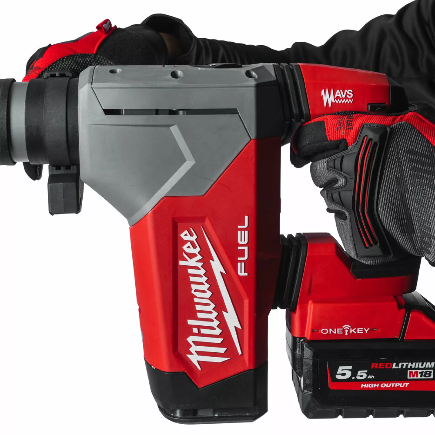 Milwaukee M18 ONEFHP-0X 18V Li-ion Accu SDS-plus boorhamer body in HD Box - One-key - 4-standen - 32 mm-image