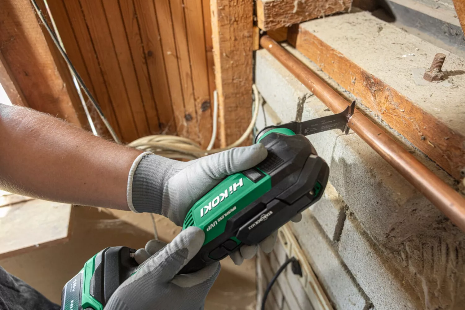 HiKOKI CV18DMAW2Z 18V Li-ion Accu Multitool body in HSC II-image