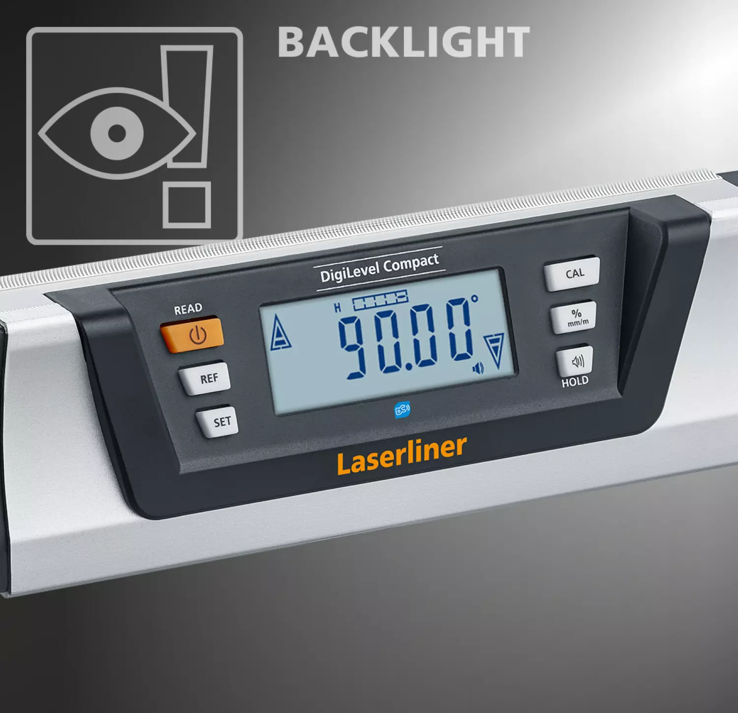 Laserliner DigiLevel Compact Niveau à bulle numérique dans un étui - magnétique - Bluetooth - 230 mm-image
