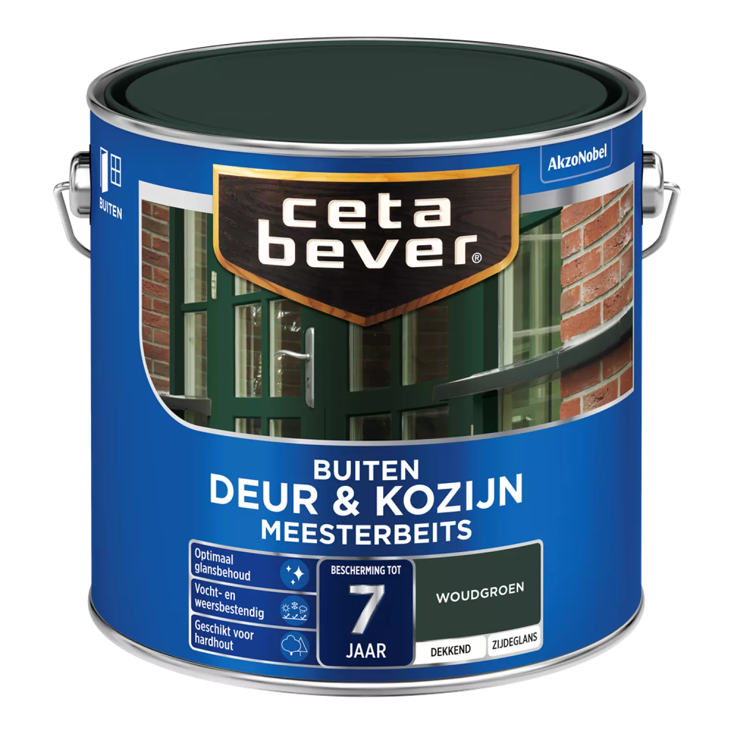 Cetabever Dekkende Meesterbeits Donkere Kleur - Woudgroen - 2,5L-image