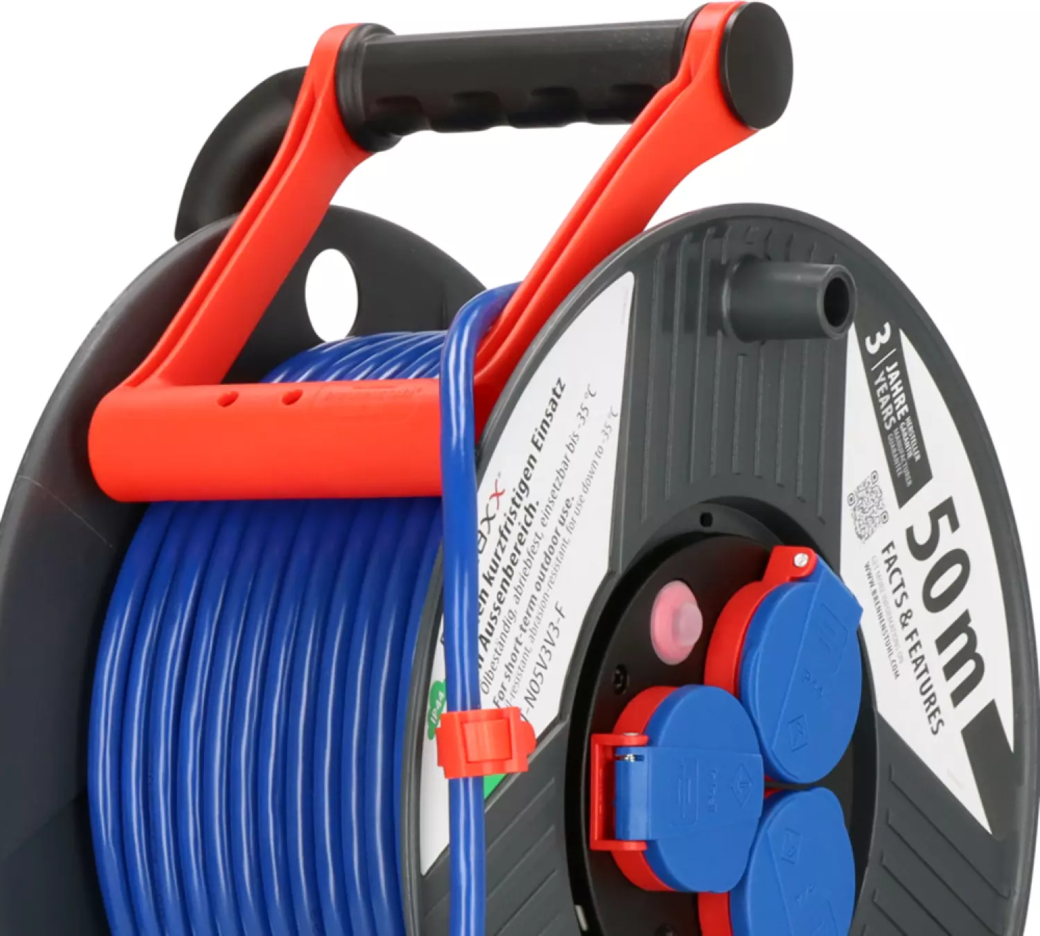Brennenstuhl 1209830 Garant IP 44 kabelhaspel - AT-N05V3V3-F 3G1,5 - 50m-image