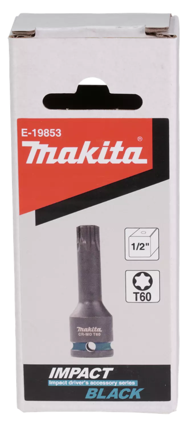 Makita E-19853 Slagschroefbit T60x78mm - Impact Black - 1/2" VK-image