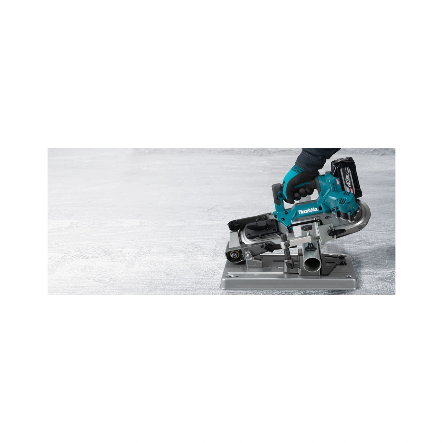 Makita PB003GZ01 Corps de scie à ruban sans fil Li-ion 40 V avec support de sciage