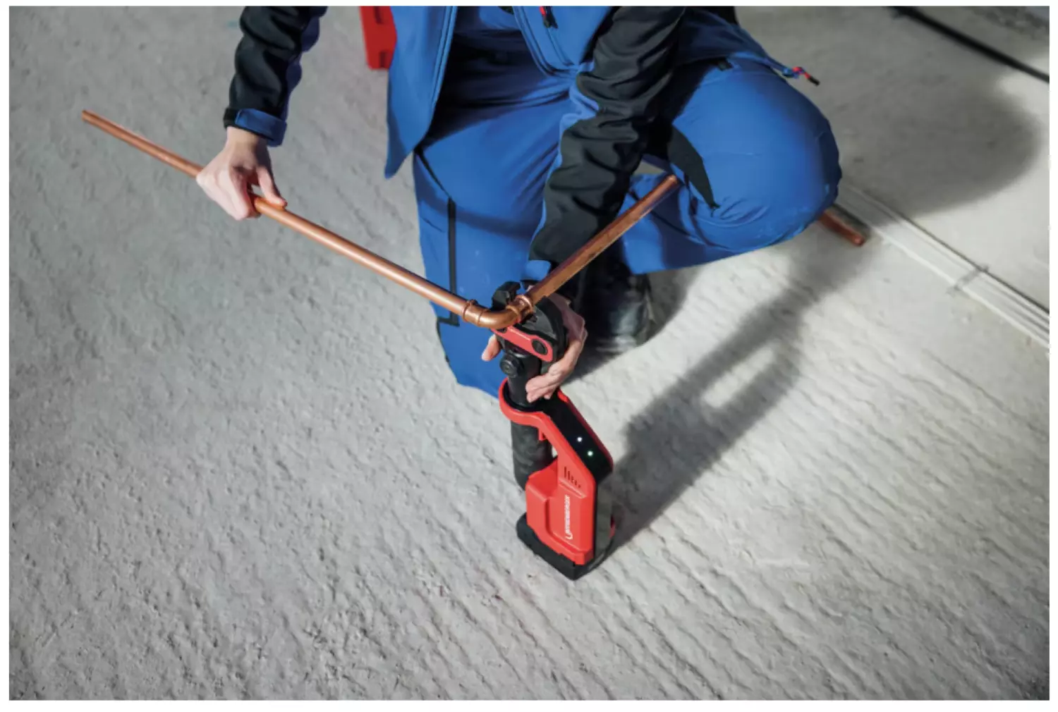 Rothenberger ROMAX COMPACT III 18V Li-Ion accu perstangset (1x 2.0Ah accu) - CAS - incl. TH16-20-26 in koffer-image