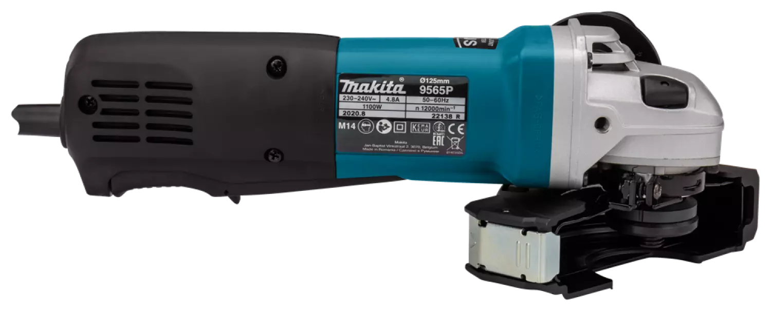 Meuleuses d'angle - Makita 9565pz - avec interrupteur à cuillère - 1100W - 125 mm-image