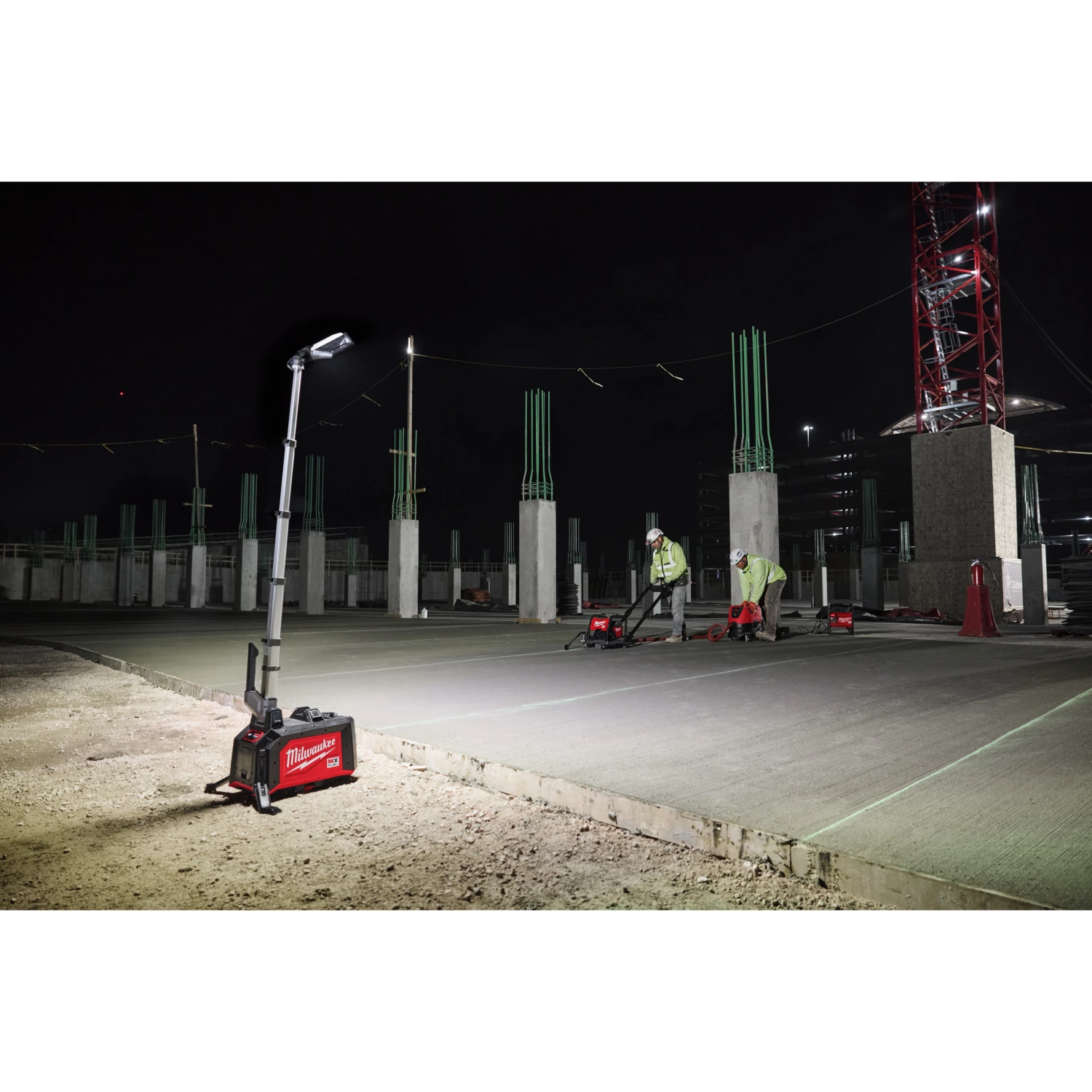 Milwaukee MXF TLIC-601 MX Fuel accu compacte torenlamp set (1x 6.0Ah accu) - 15000Lm-image