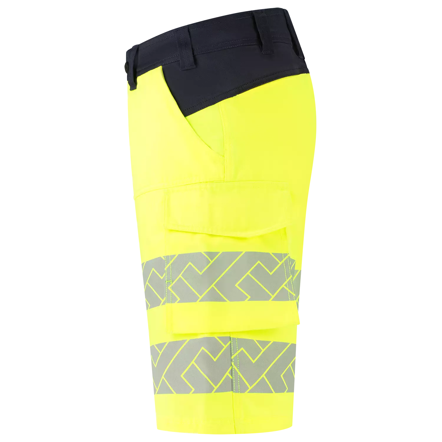 Tricorp 506124 Werkbroek Functional Stretch High Vis Redefined - Kort - FluoryellowInk - 60