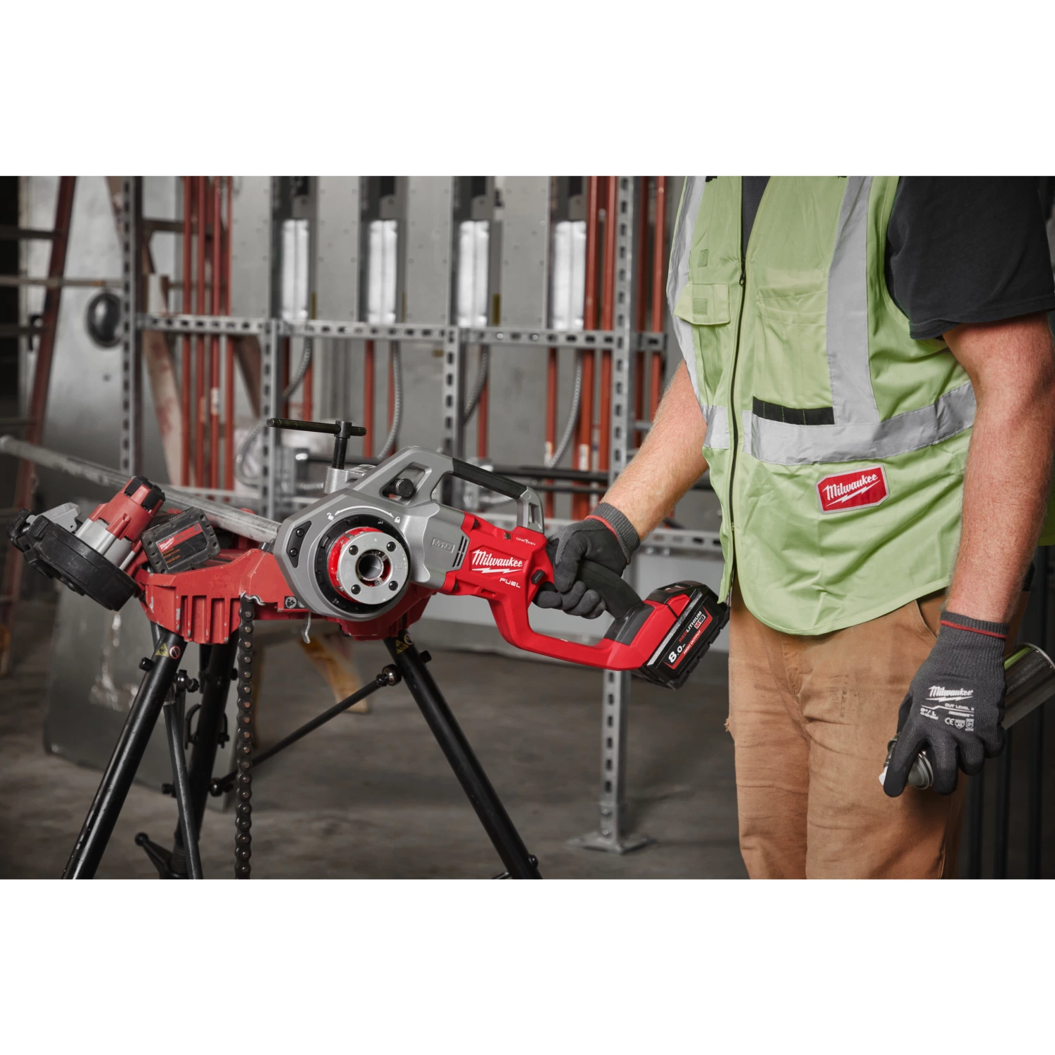 Milwaukee M18 FPT114-802CA Draadsnijder 1 1/4˝-image