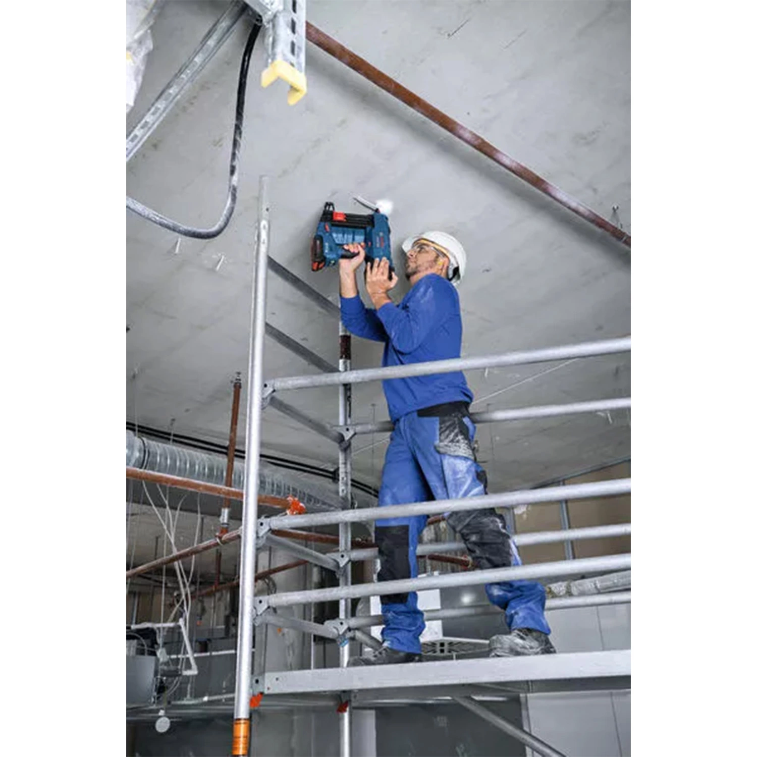 Bosch GNB 18V-40 18V marteau à buriner sans fil corps dans un coffret XL-image