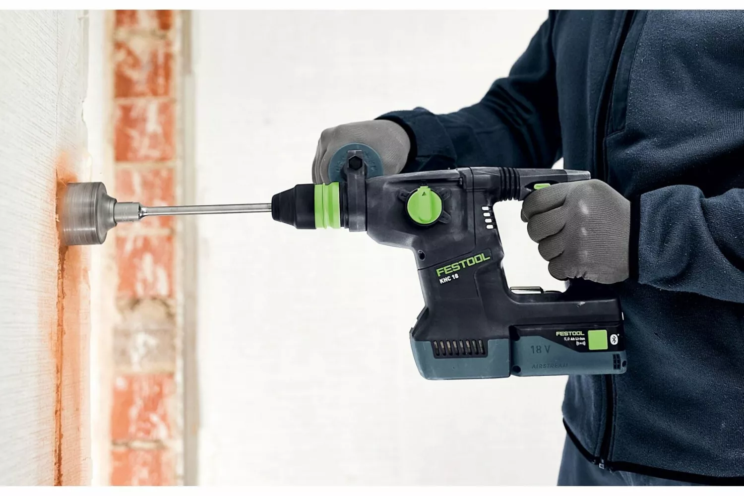 Festool KHC 18 5,0 EBI-Plus Accu-combihamer (2x 5.0Ah accu) in systainer-image