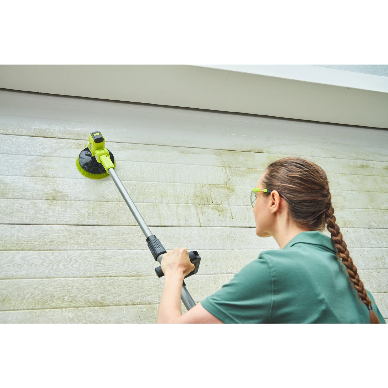 Ryobi R18TPS-120G One+ 18V Li-ion Accu Telescopische Power Schrobber set 2.0Ah-image