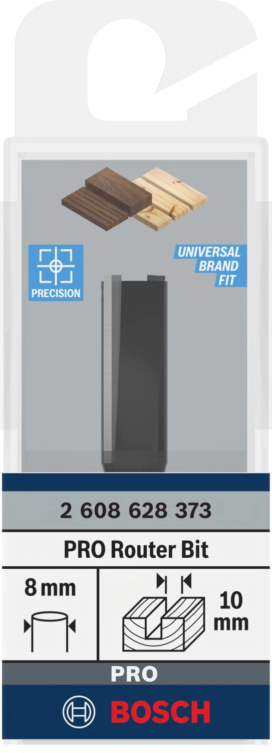 Bosch 2608628373 Vingerfrees met verlenging - 2 snijvlakken - Hardmetaal - 10x25,4mm-image