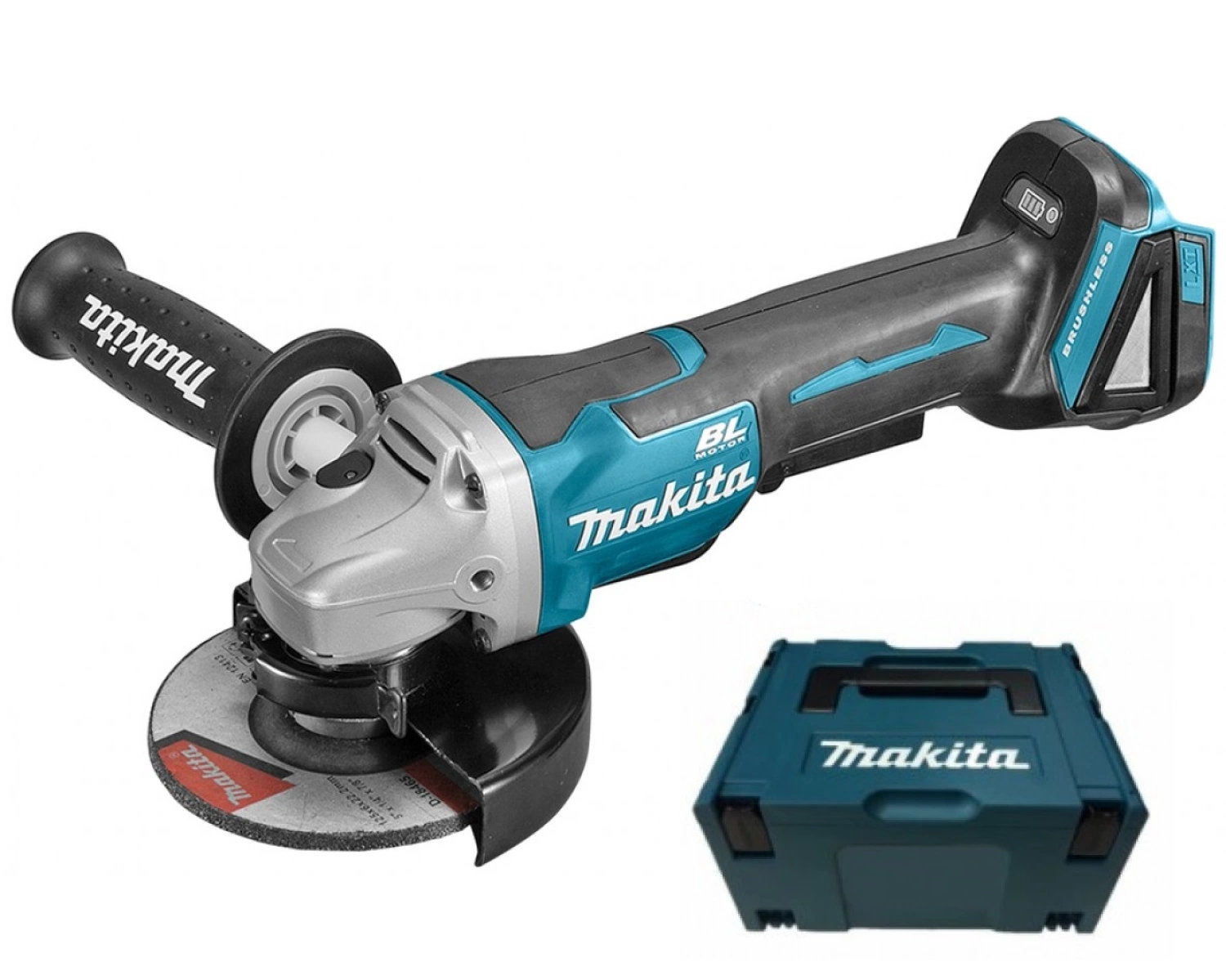 Makita DGA508ZJ 18V Li-Ion Accu haakse slijper body in Mbox - 125mm - koolborstelloos - softstart-image